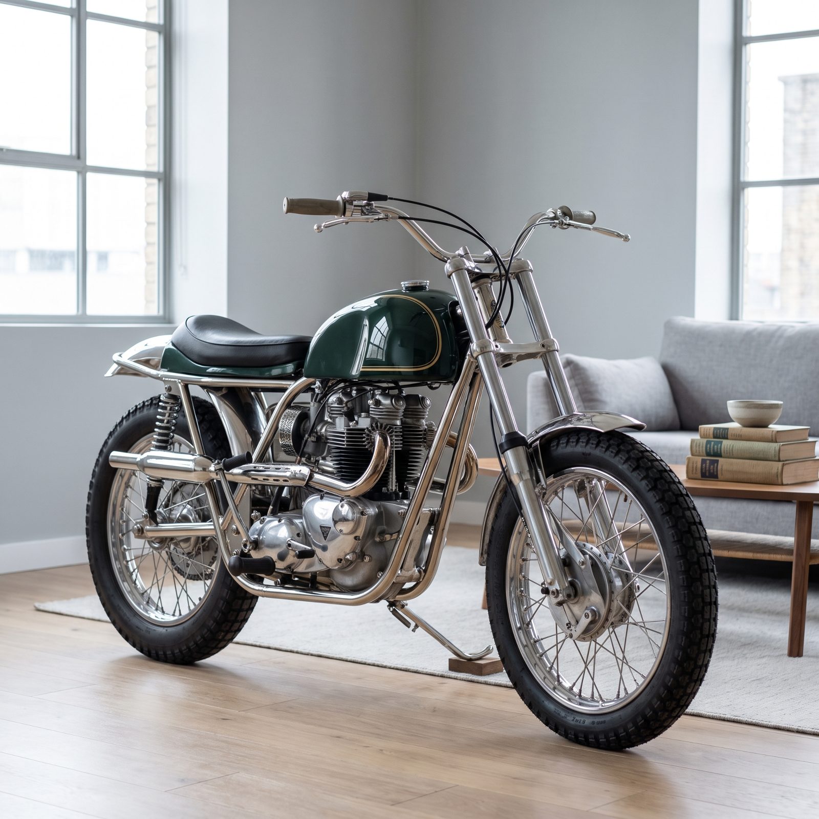 1966 Rickman Métisse Triumph, A Nickel-Plated Competition Chassis With Triumph Power