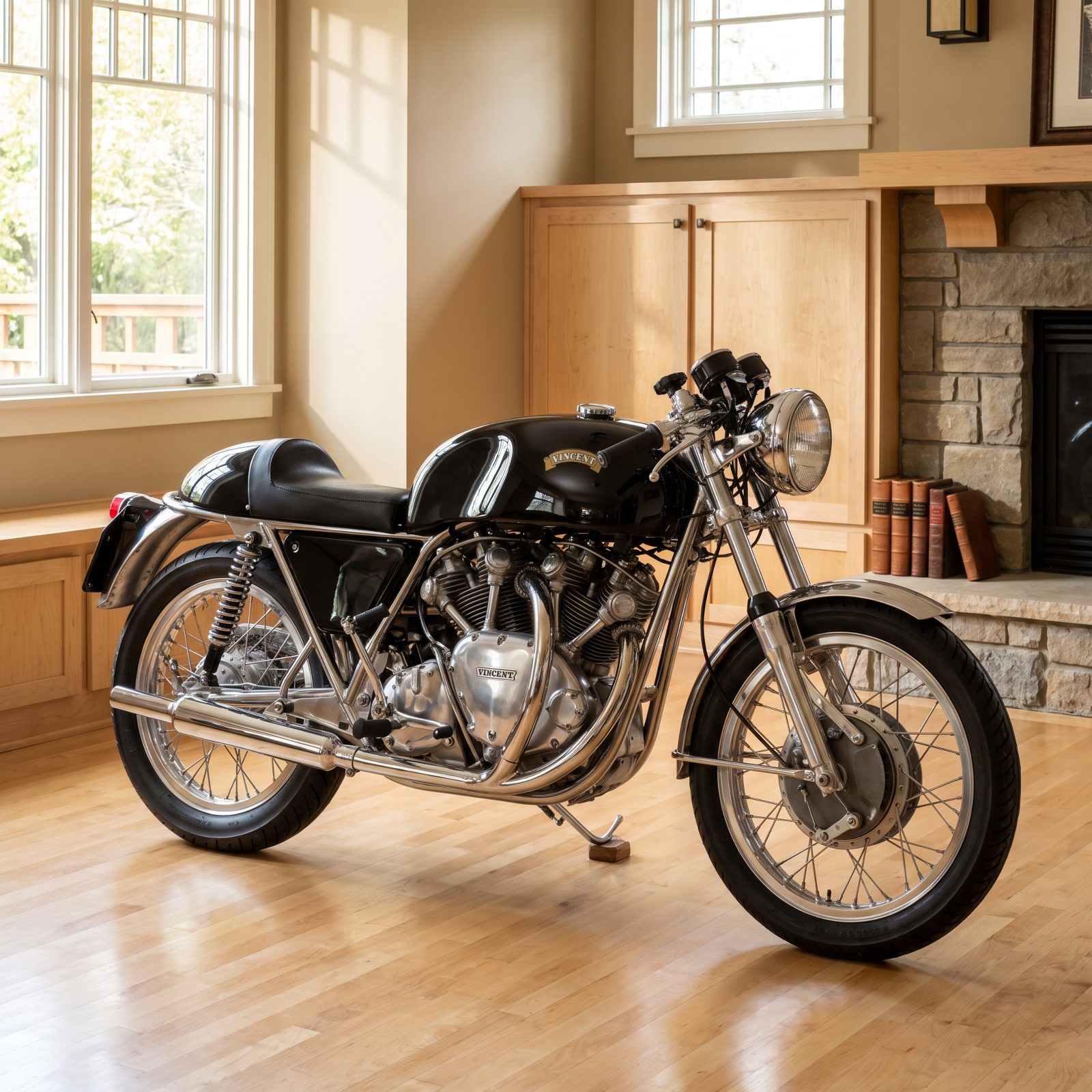1970 Egli-Vincent: A Vincent Twin in a Spine Frame