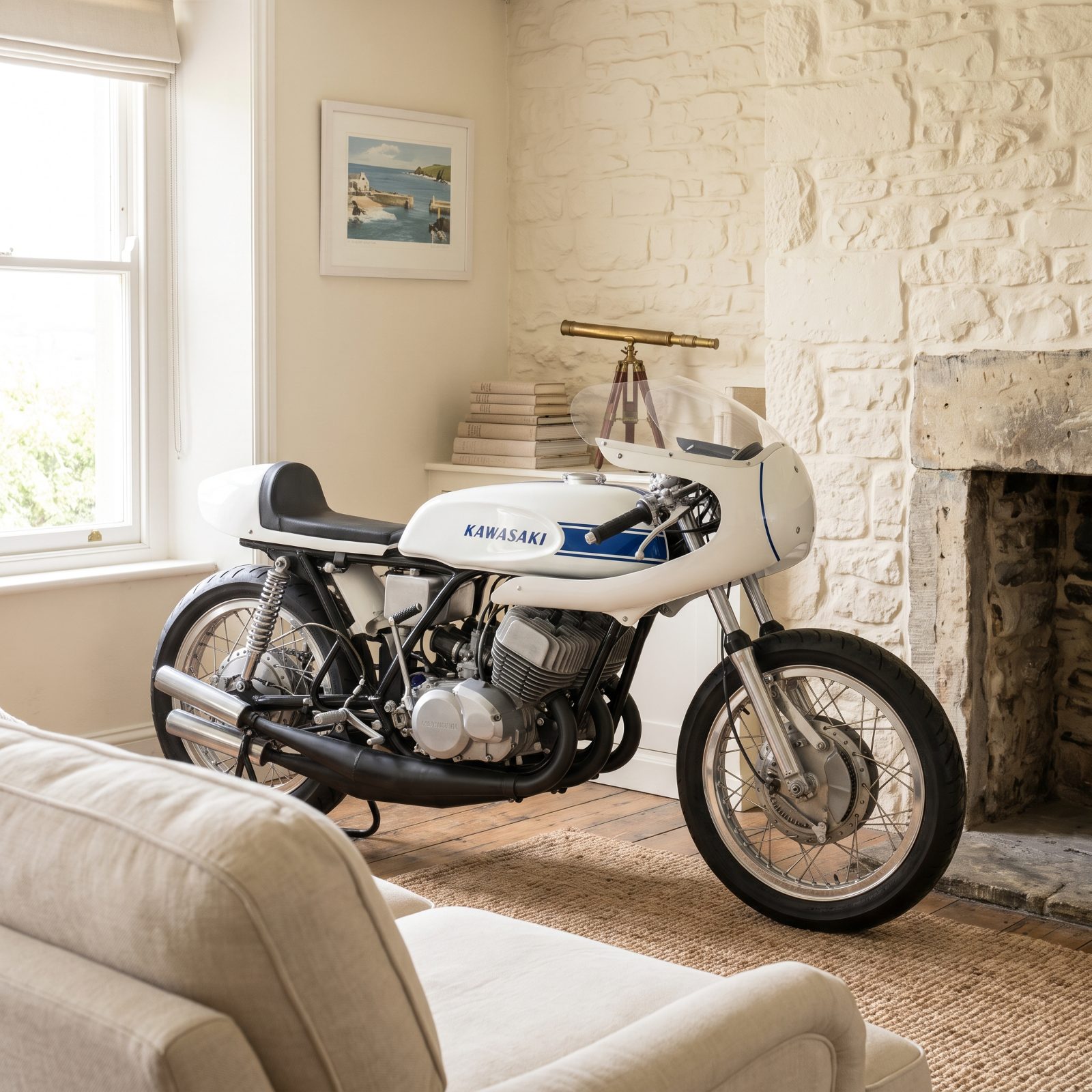 1970 Kawasaki H1R, The Race-Only Triple Behind the Mach III