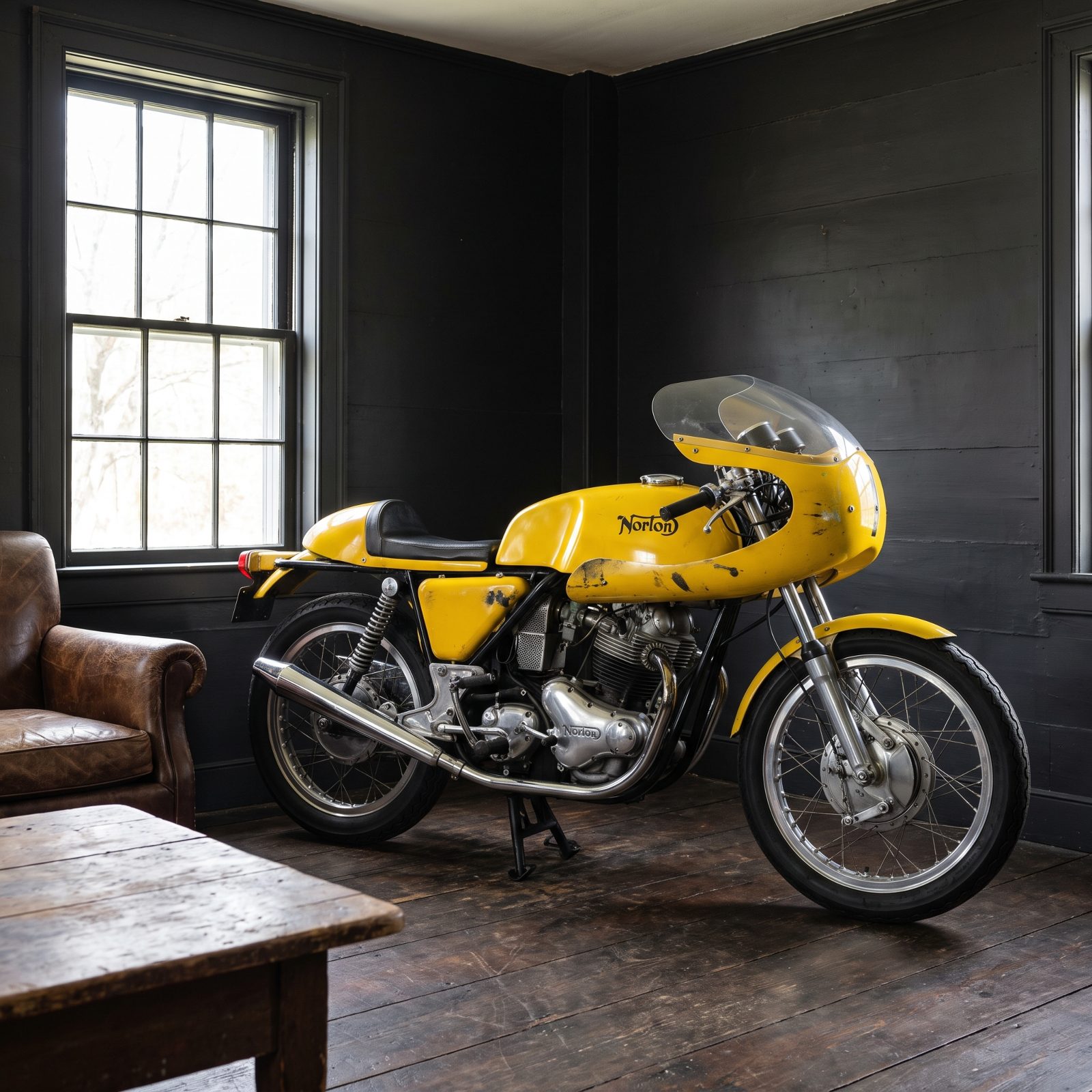 1970 Norton 750 Production Racer, The Yellow Commando With Endurance Scars