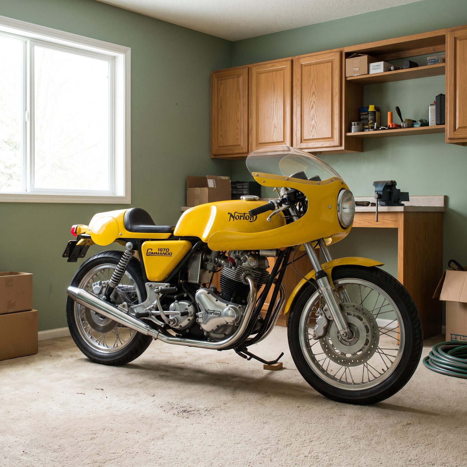 1970 Norton Commando Production Racer, The Yellow Homologation Special