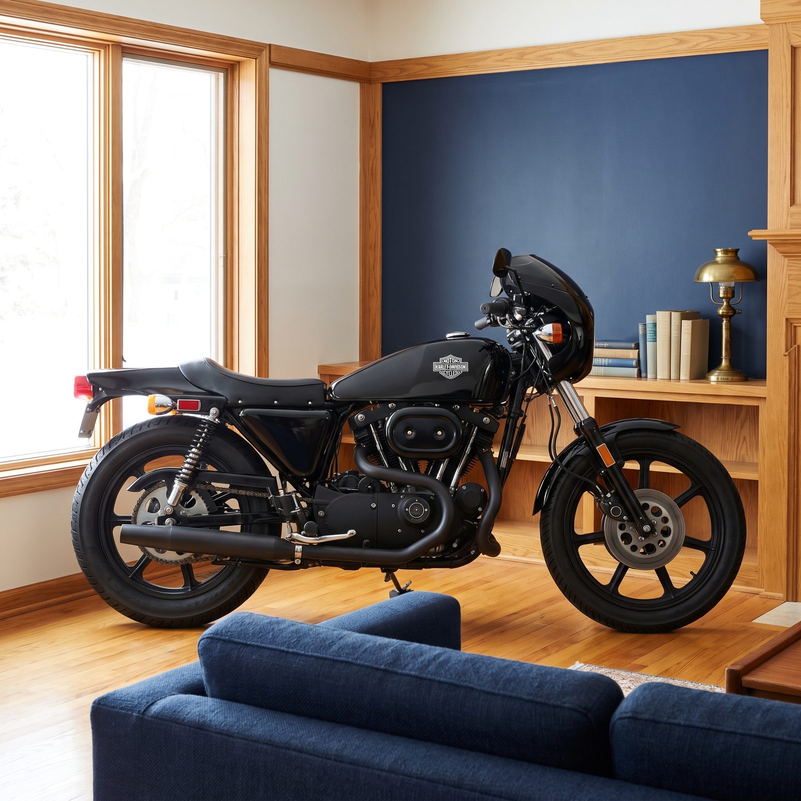 1977 Harley-Davidson XLCR, A Blacked-Out Factory Café Racer