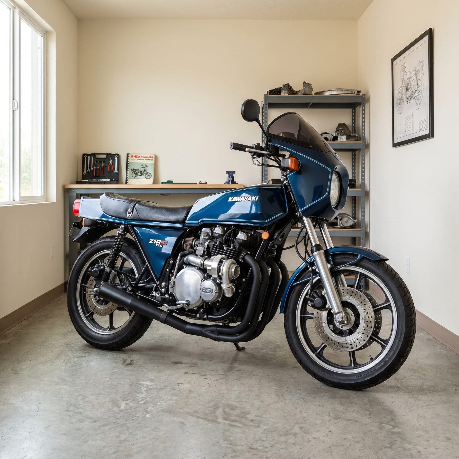 1978 Kawasaki Z1R-TC: The Turbocharged Z1R Sold Straight From Dealers