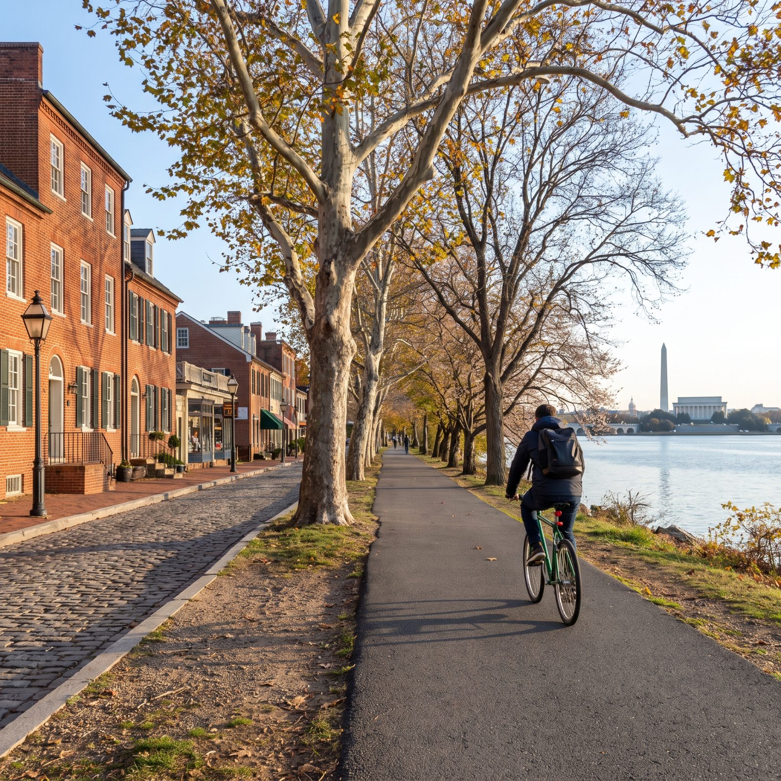 Alexandria, Virginia, The Mount Vernon Trail Links Old Town With the Capital Region