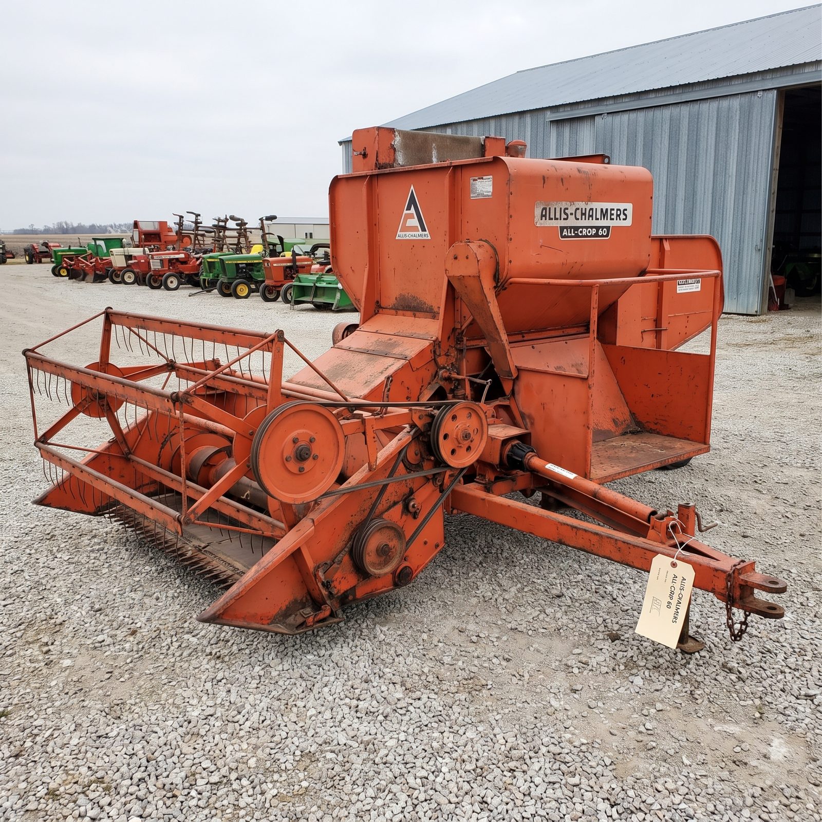Allis-Chalmers All-Crop 60 Combine: The Little Orange Pull-Type Judged on Its Decals