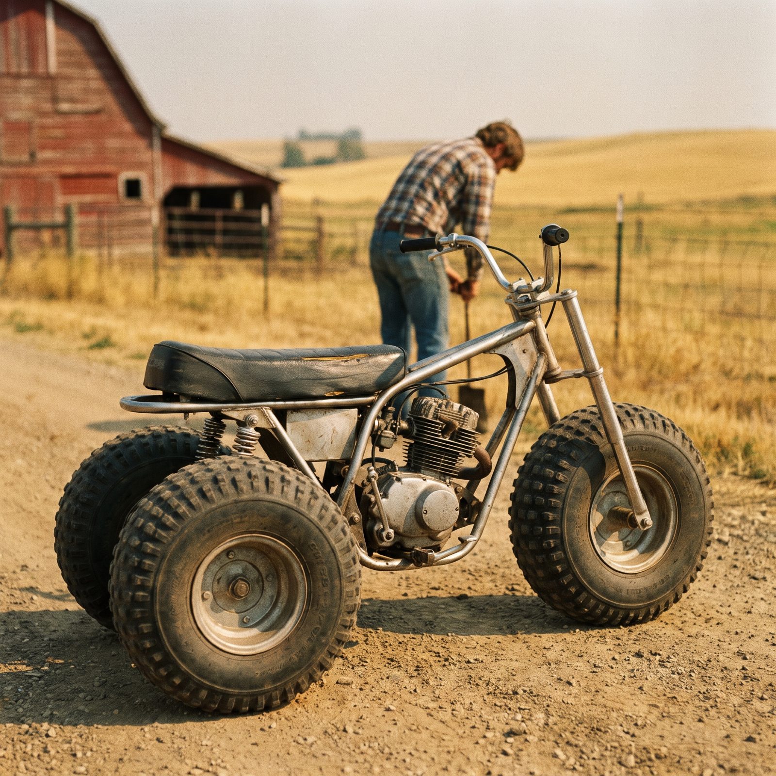 Balloon-Tire Three-Wheel ATVs With Nothing Up Top