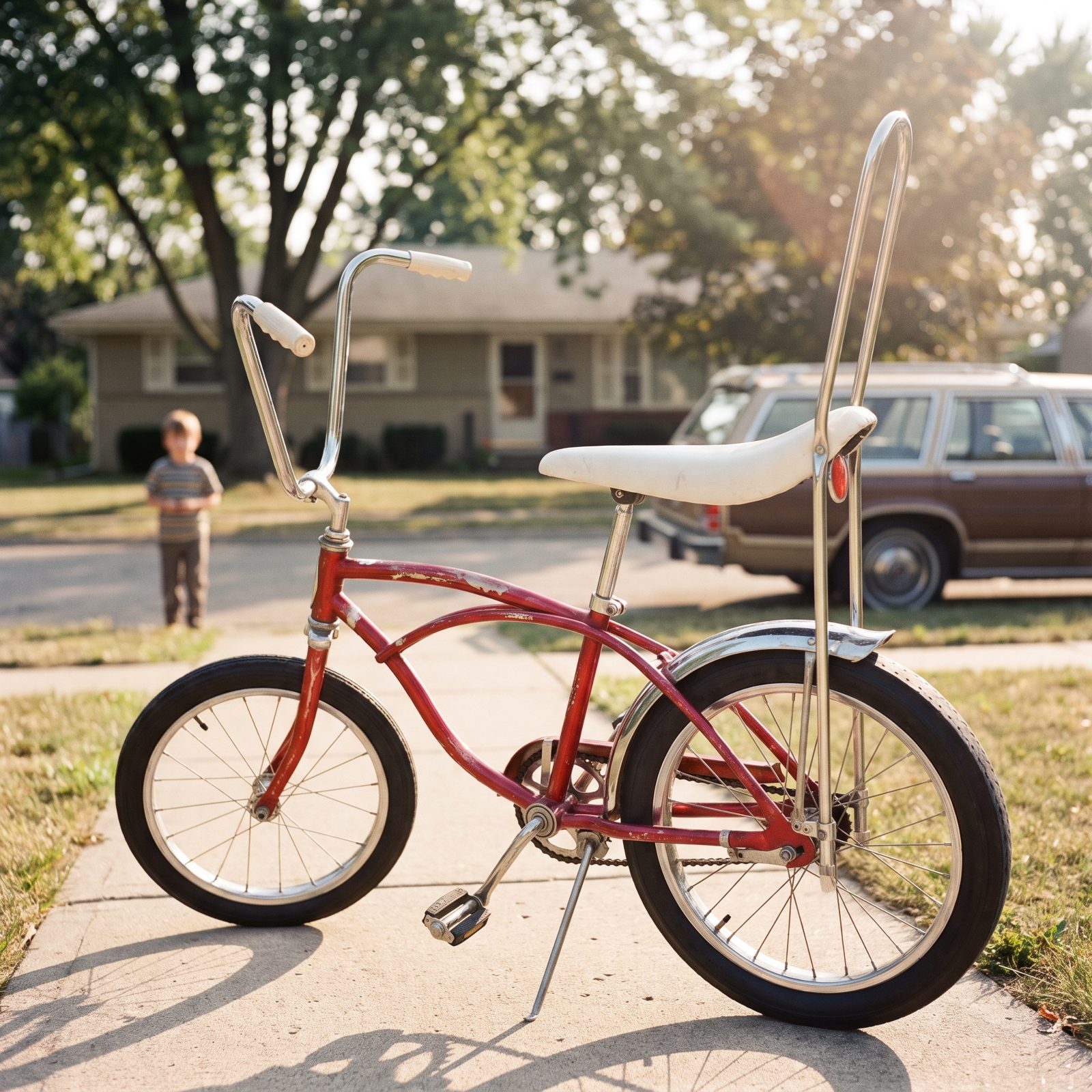 Banana-Seat Muscle Bikes With Towering Sissy Bars