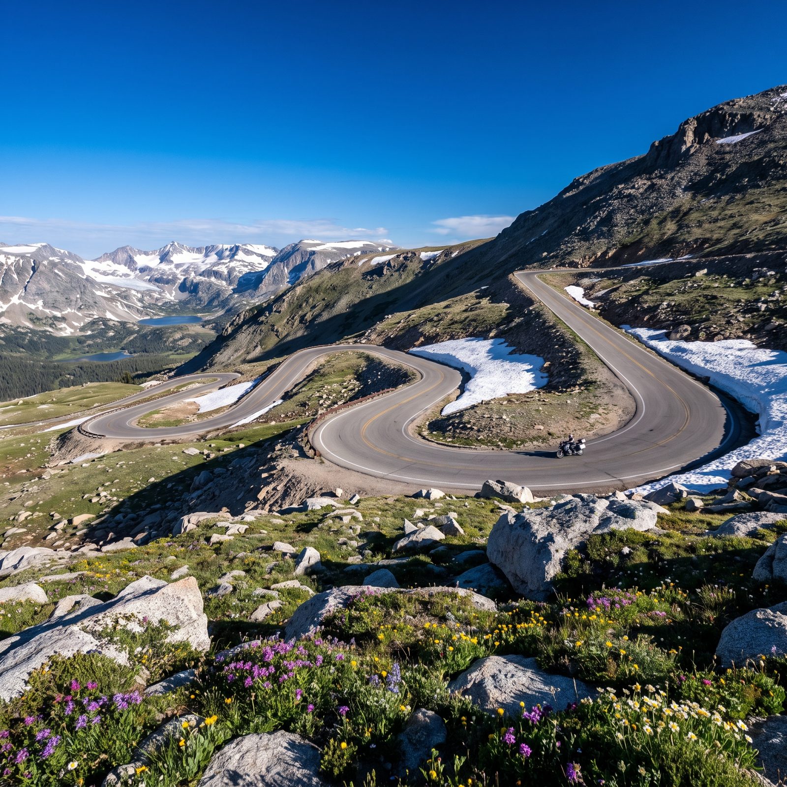 Beartooth Highway From Red Lodge to Yellowstone, Montana and Wyoming
