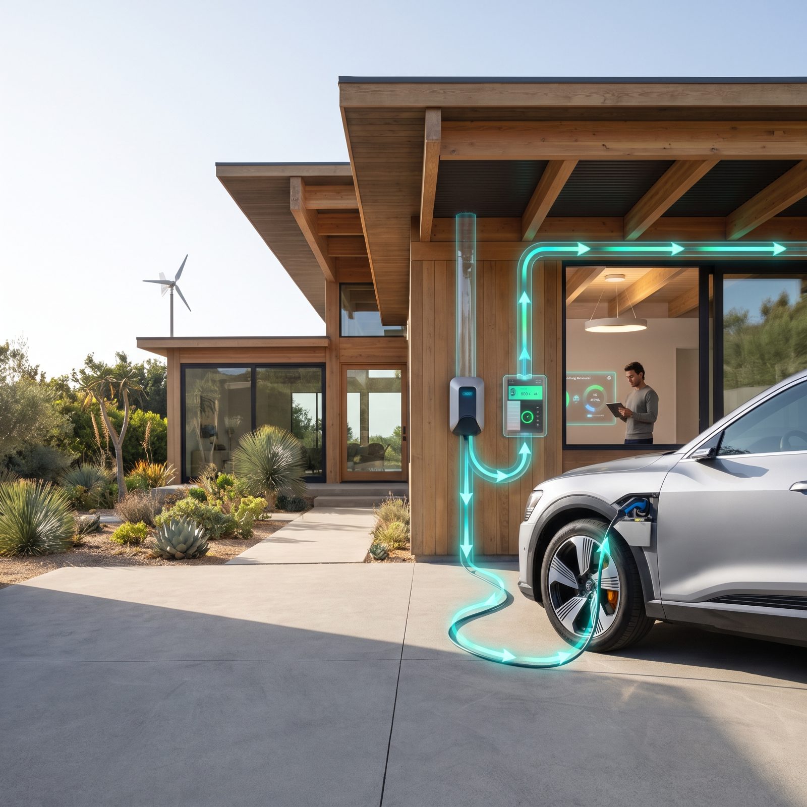 Bidirectional Vehicle-to-Home Charging