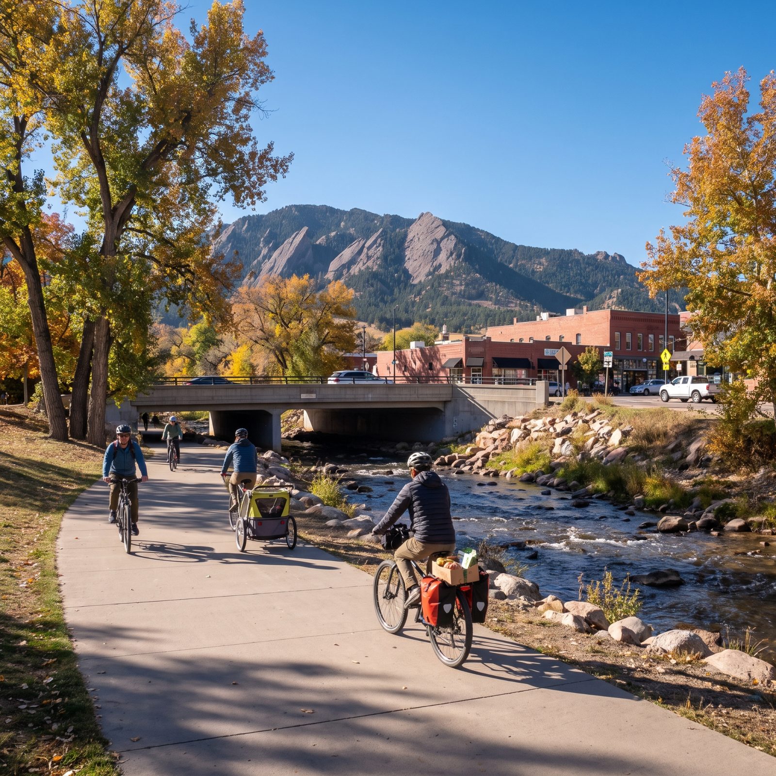 Boulder, Colorado, Creek Paths and Protected Lanes Keep Wheels Turning Year-Round
