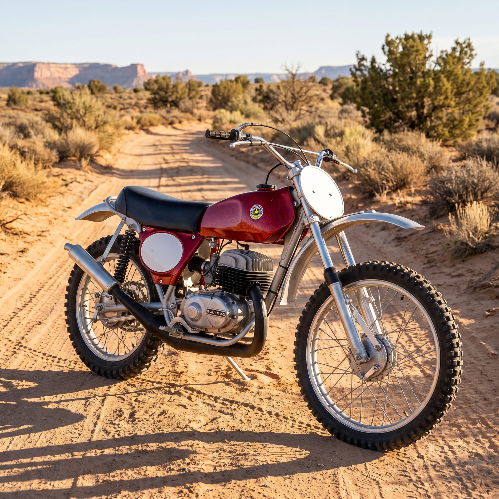 Bultaco Pursang: Spanish Fire in a Red Tank