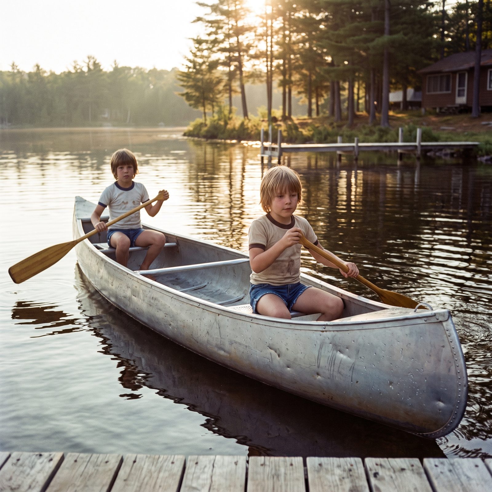 Canoes Paddled Without a Single Life Jacket Aboard