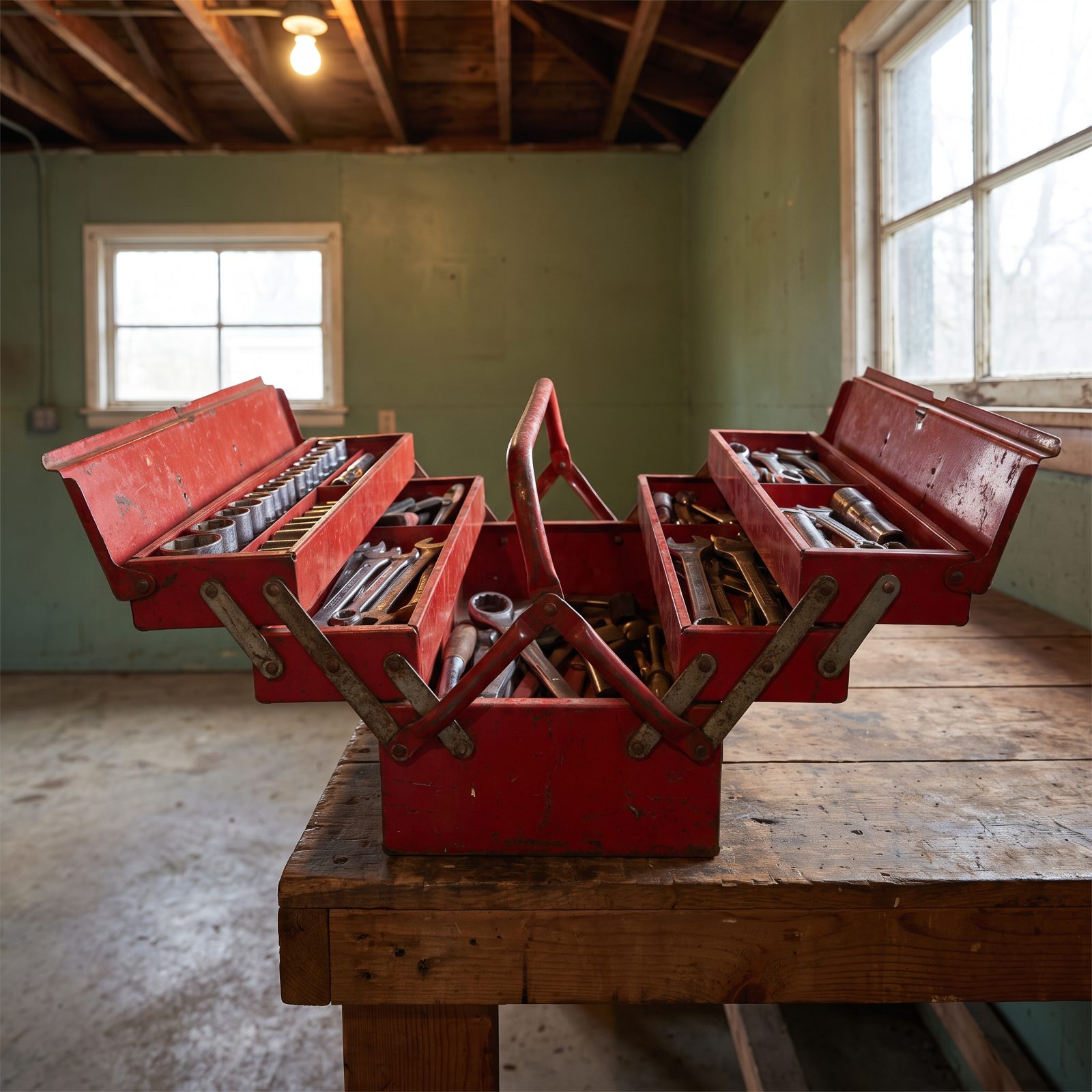 A Cantilever Steel Toolbox
