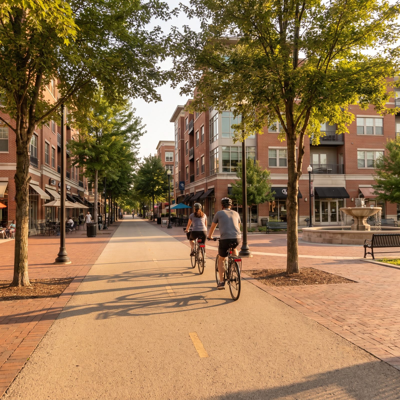 Carmel, Indiana, The Monon Greenway Spines the Entire Downtown