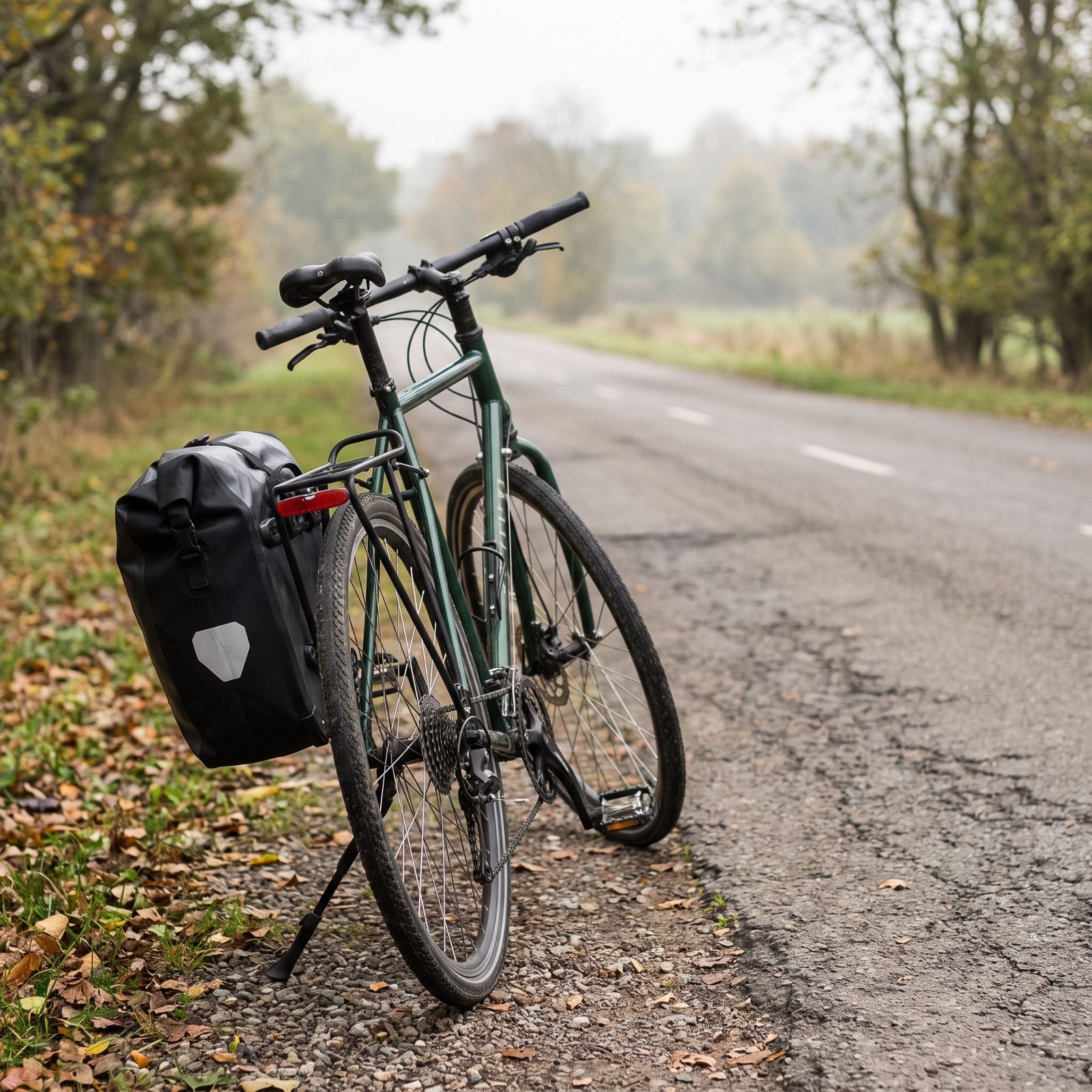 Carrying a Heavy Pannier on Only One Side