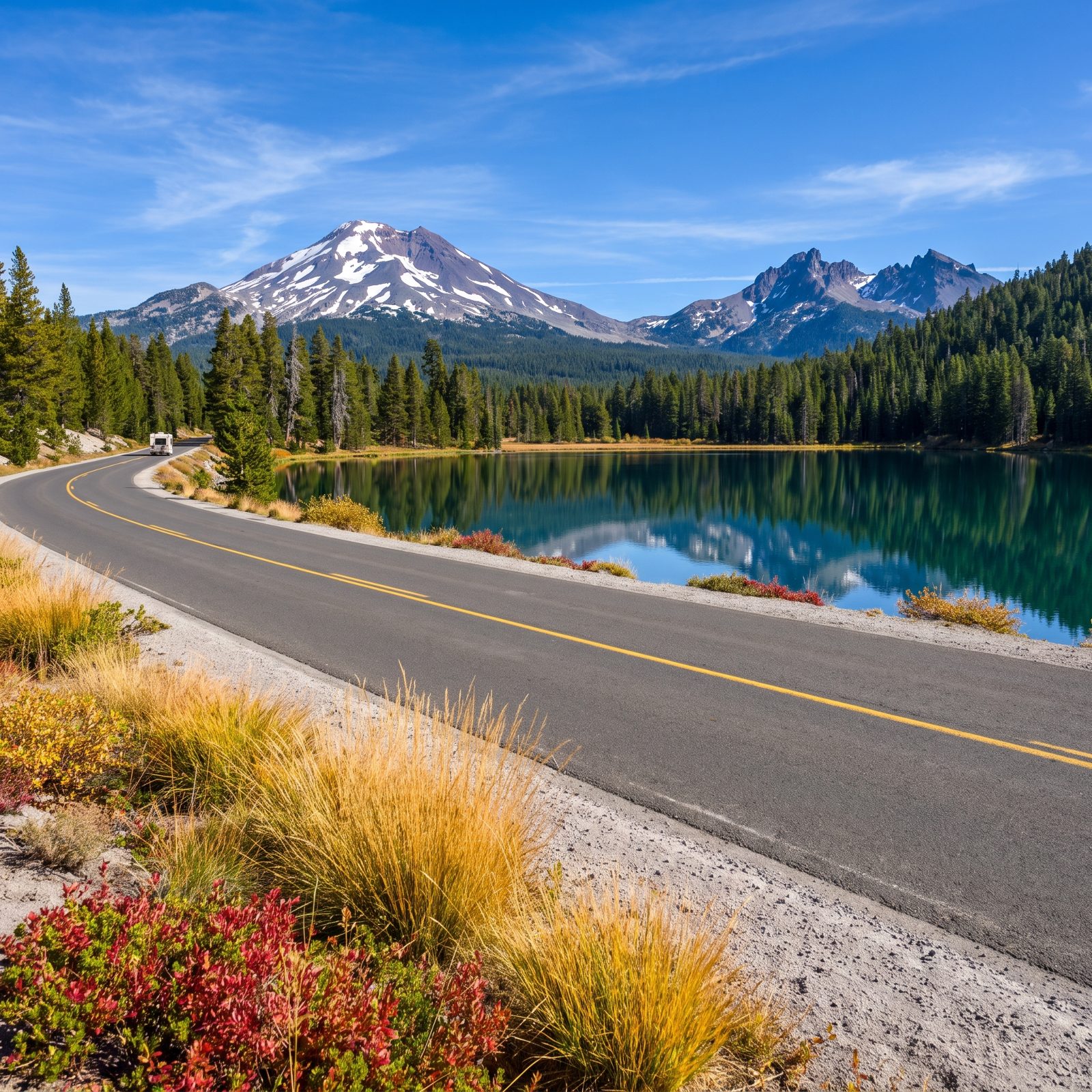 Cascade Lakes Scenic Byway Near Bend, Oregon