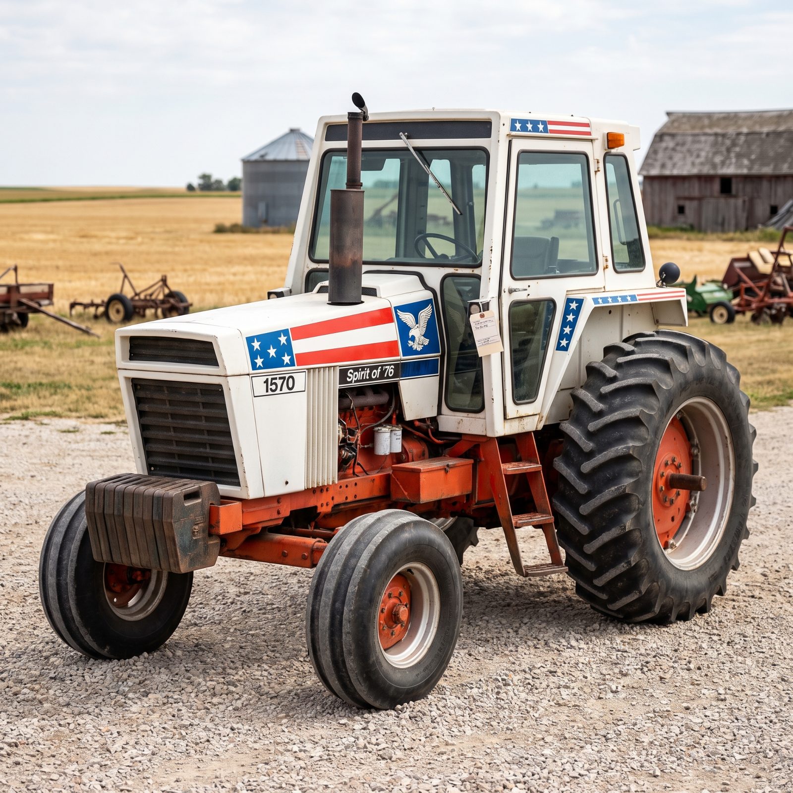 Case 1570 Spirit of '76, The Bicentennial Tractor In Red, White And Blue