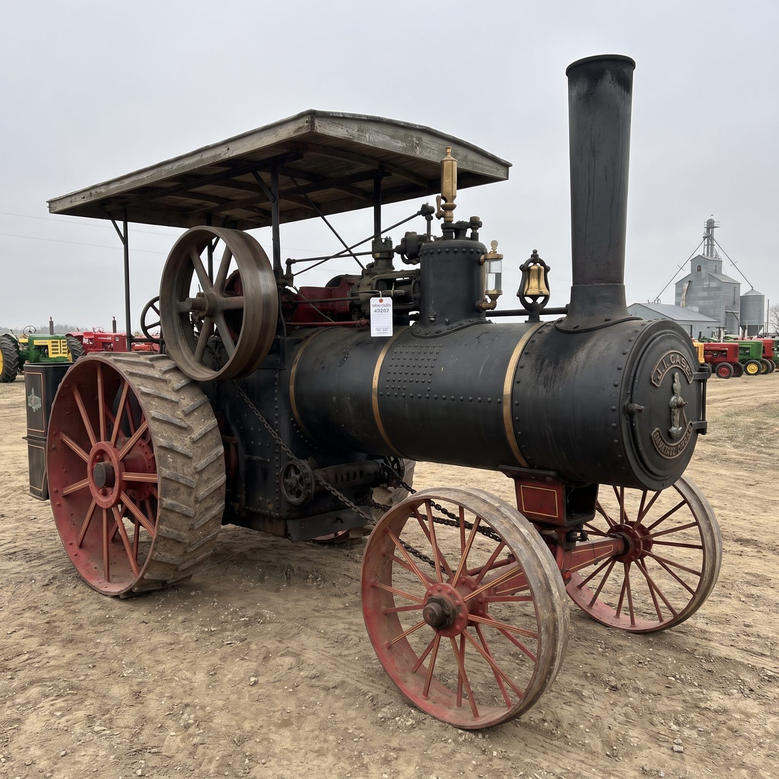 Case 65 HP Steam Traction Engine: The Machine the Whole Auction Walks Over to See