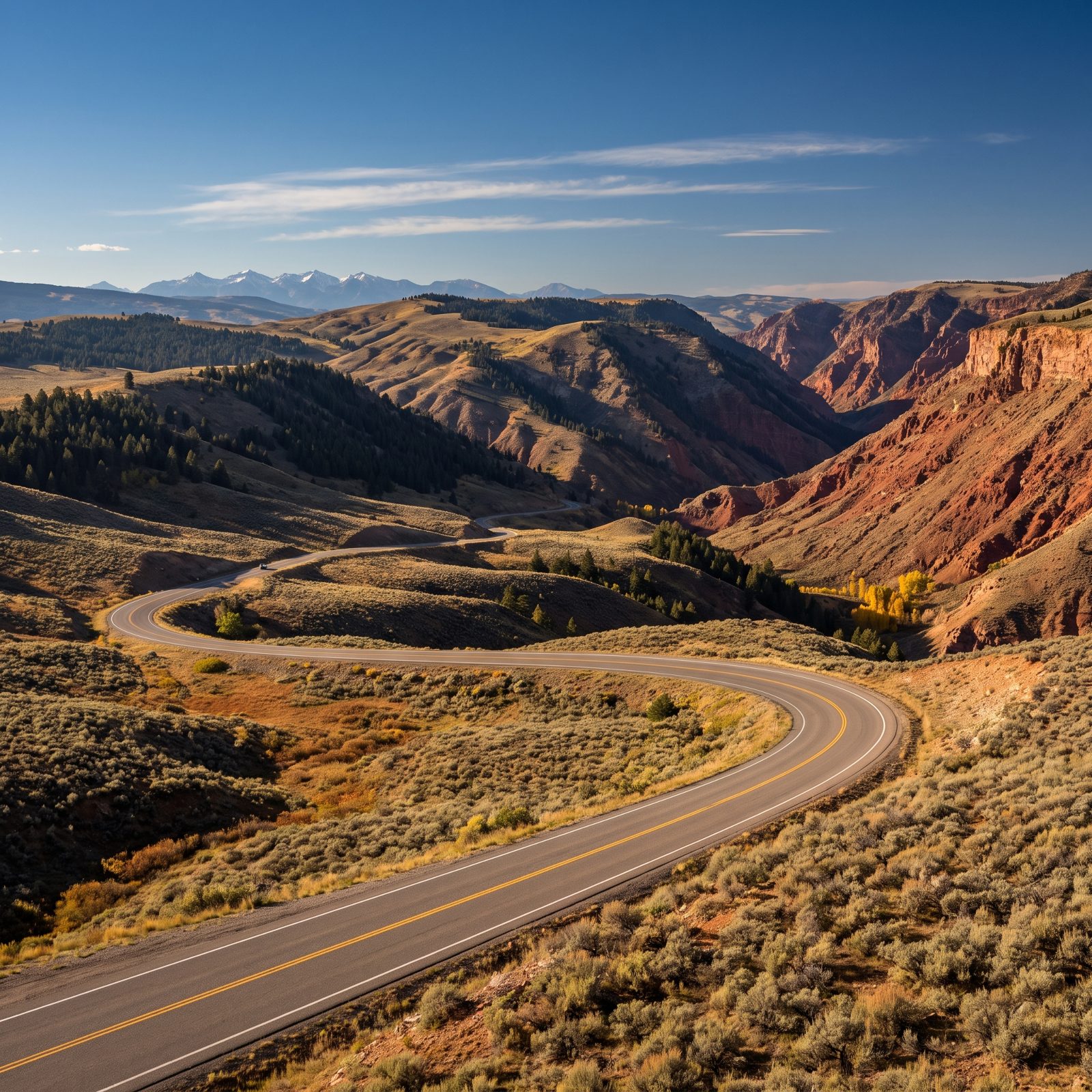 Chief Joseph Scenic Byway Through Northwestern Wyoming
