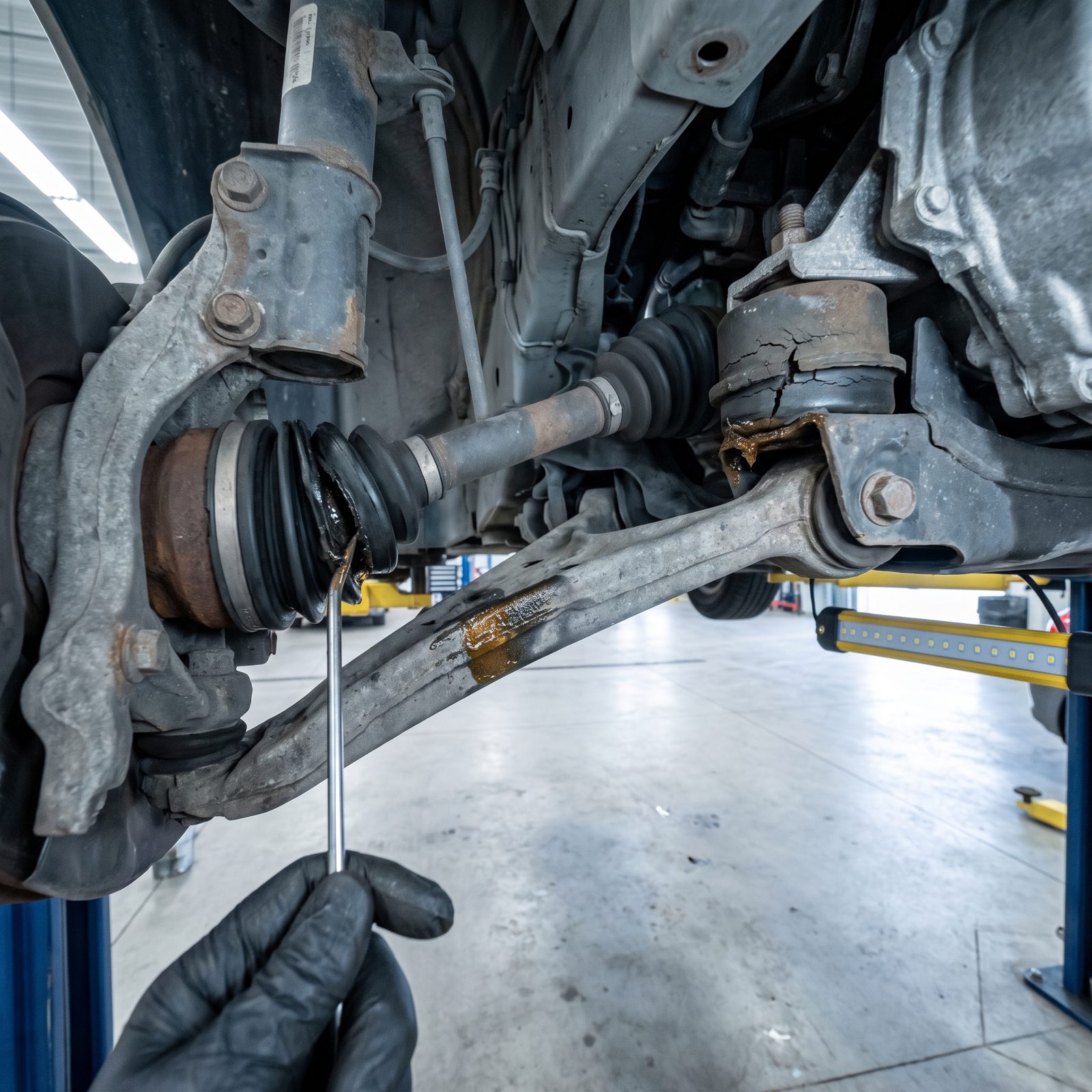 A Clunk When Drive or Reverse Engages That Exposes Worn Mounts, Joints or a Differential