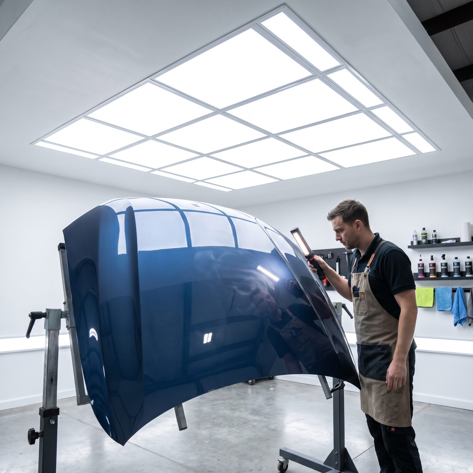 Color-Accurate Ceiling LED Grid That Shows True Paint Color