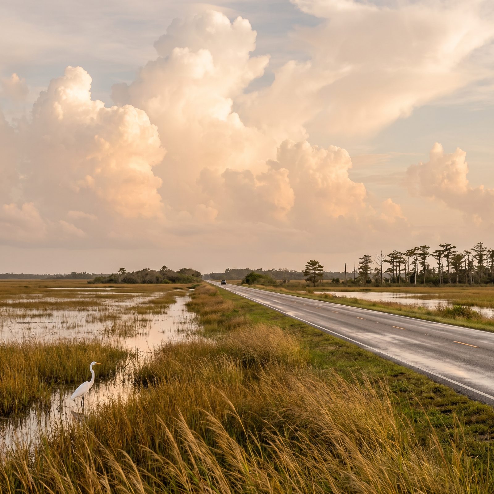 Creole Nature Trail Through Louisiana's Coastal Wetlands