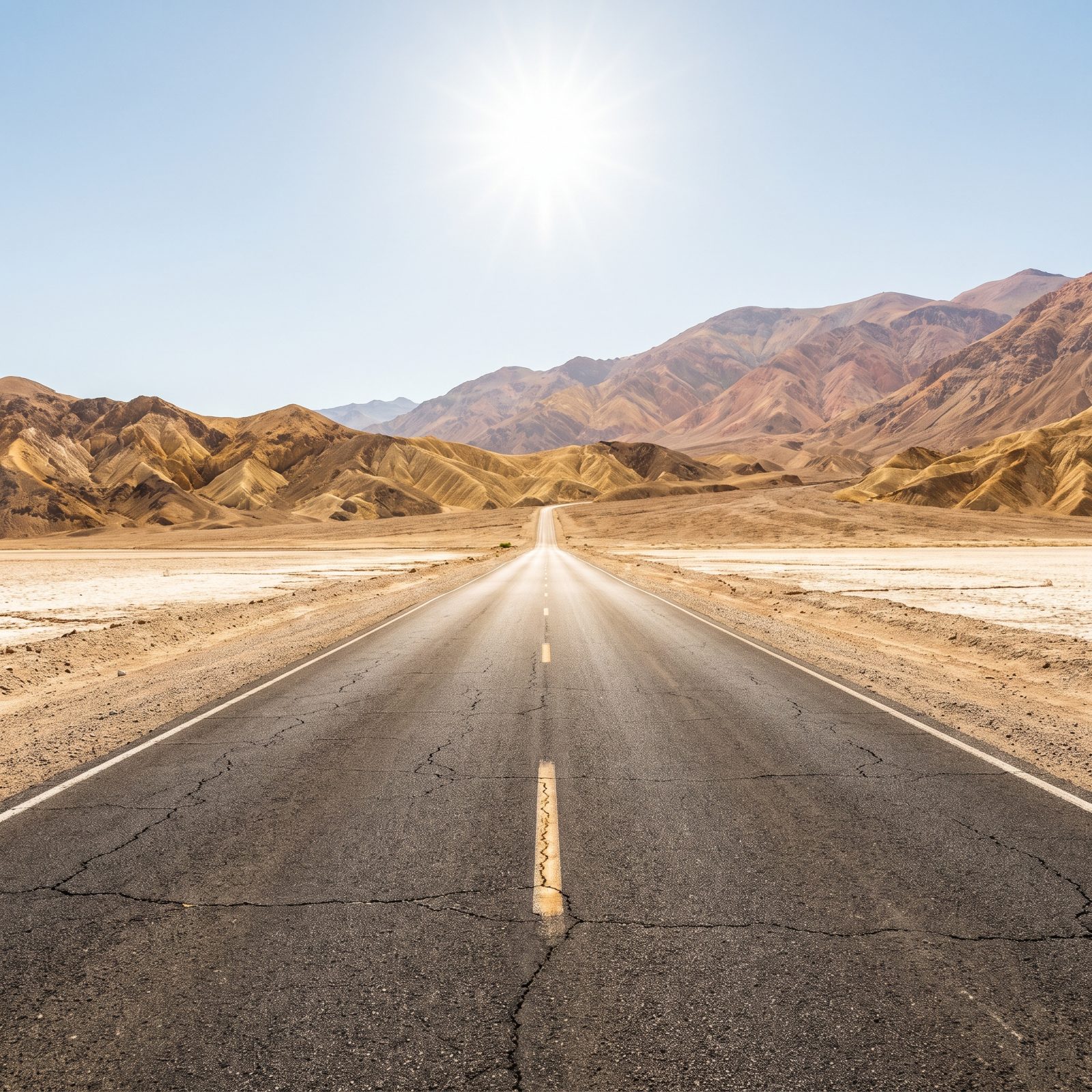 Death Valley Scenic Byway Through California's Desert Basin