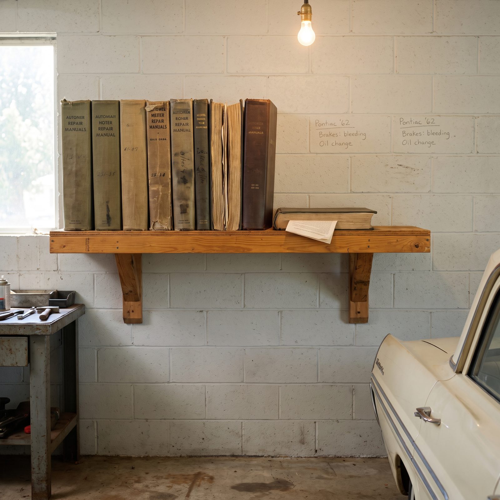 A Dedicated Shelf for Repair Manuals