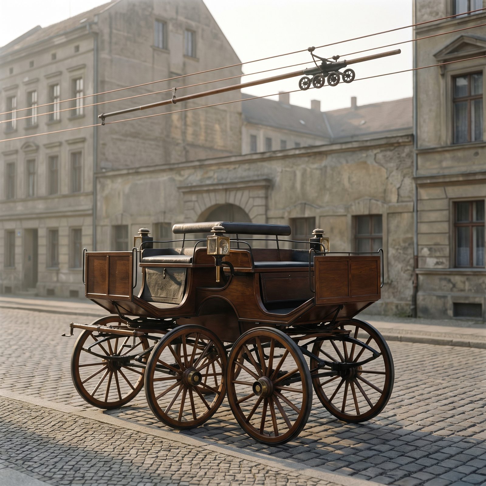 The Electromote Demonstrated Trolleybus Travel in 1882