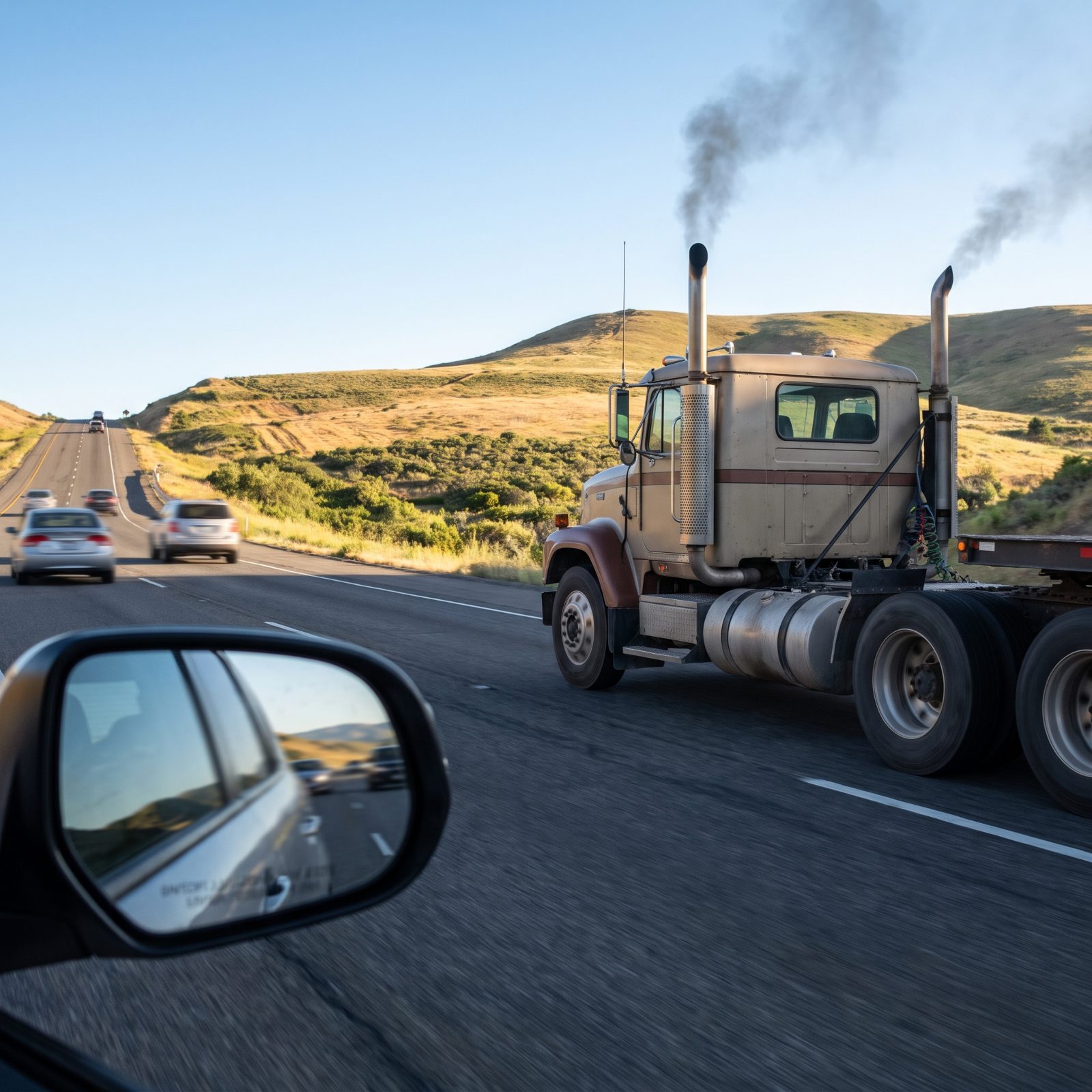 Expect a Truck to Bleed Speed Uphill and Pick It Back Up Going Down