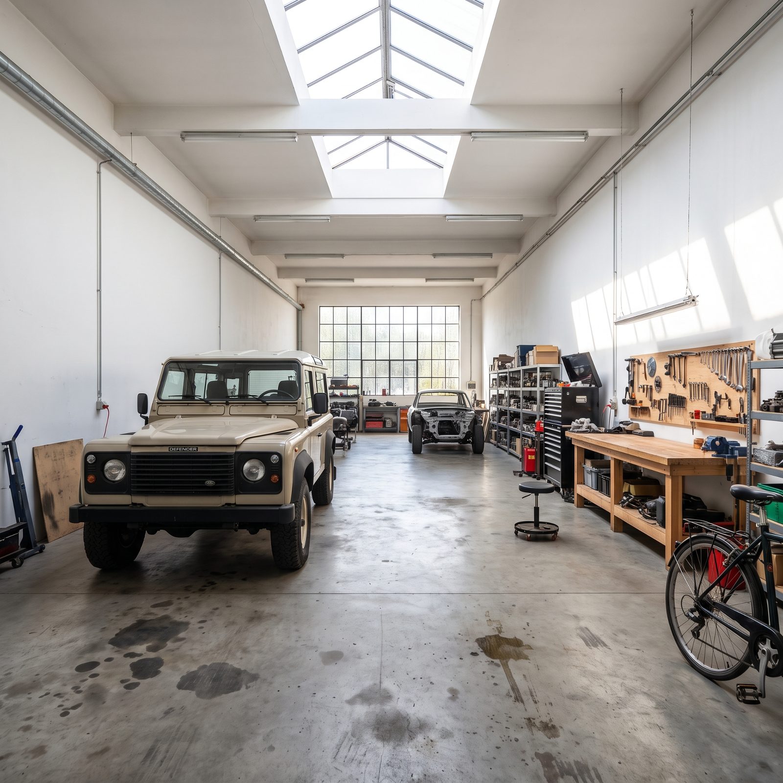 Extra-Deep Parking Bays With Room to Work