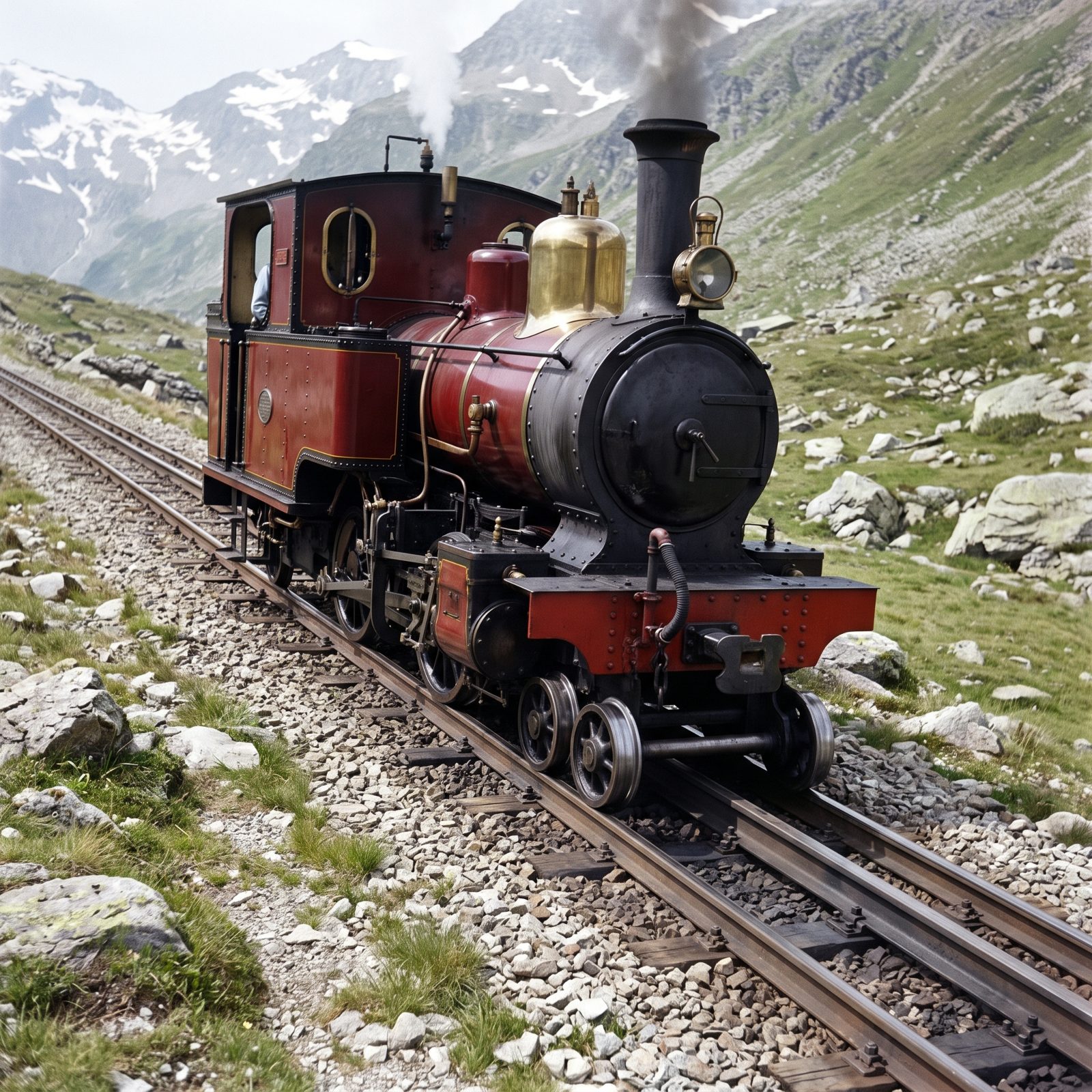The Fell Mountain Railway Used Horizontal Wheels on a Center Rail