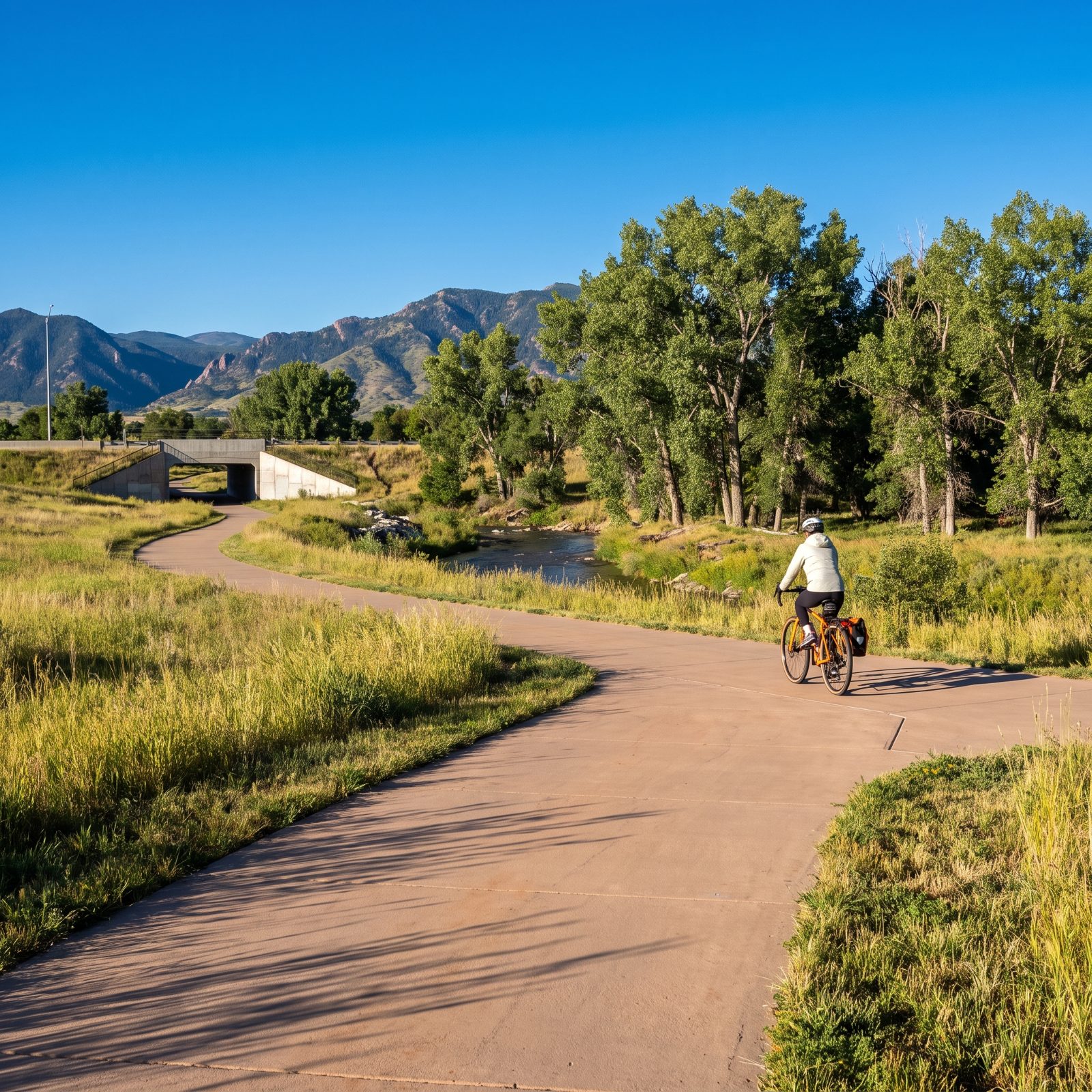 Fort Collins, Colorado, Low-Stress Routes and Trails Reach Most Parts of the City