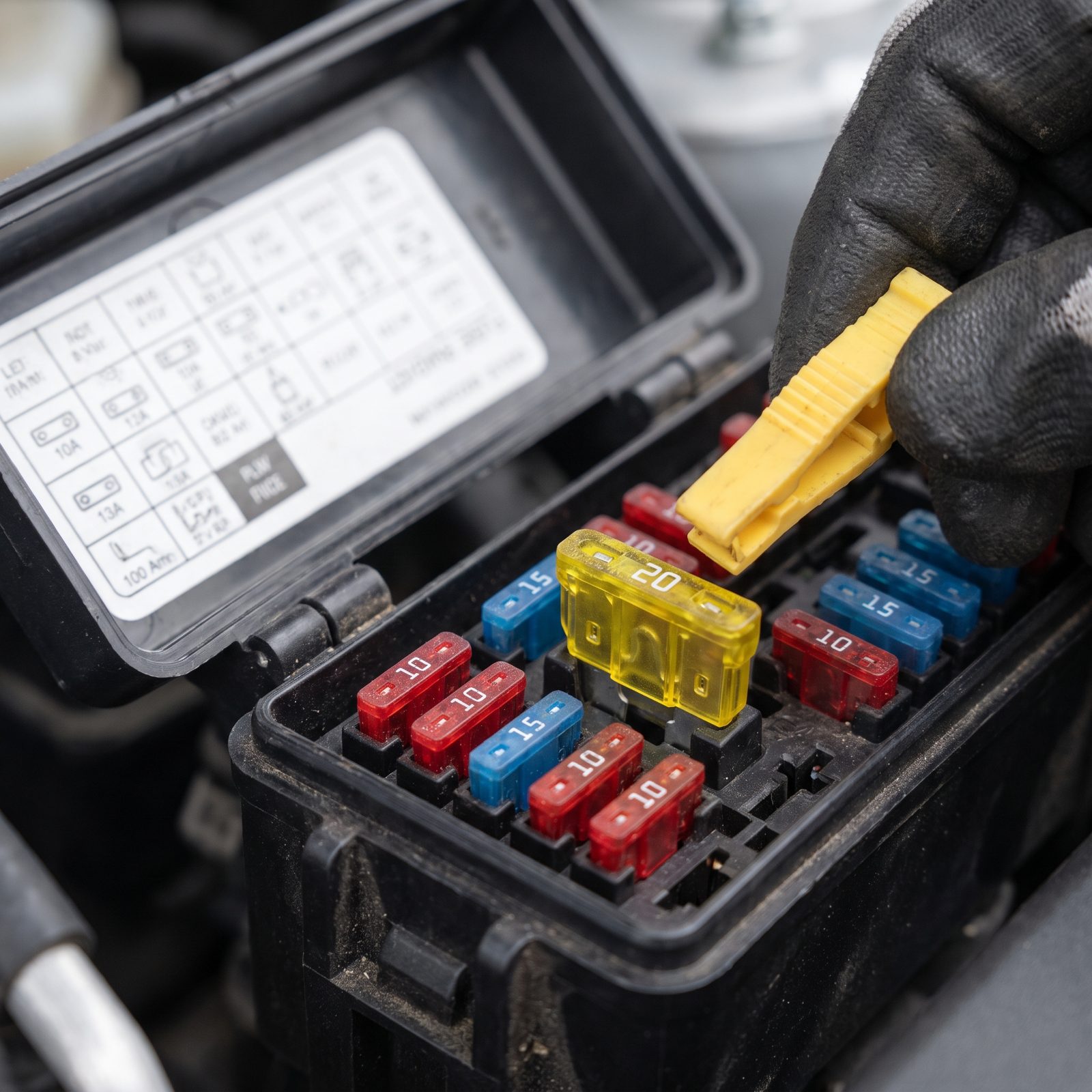 Fuses That Do Not Match the Diagram: An Oversized Amp Rating That Someone Used to Dodge a Problem