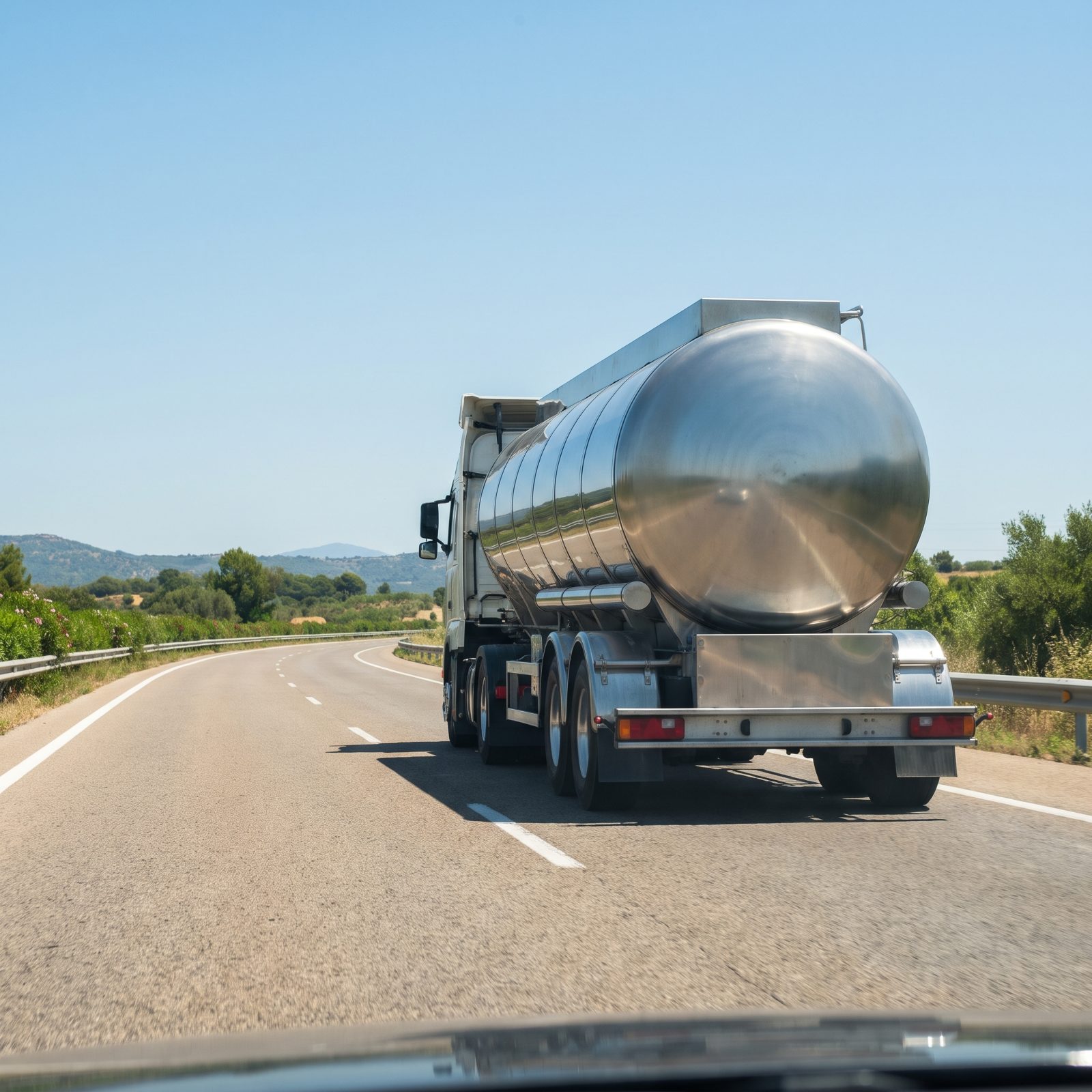 Give Tankers Extra Space Because the Liquid Inside Keeps Moving