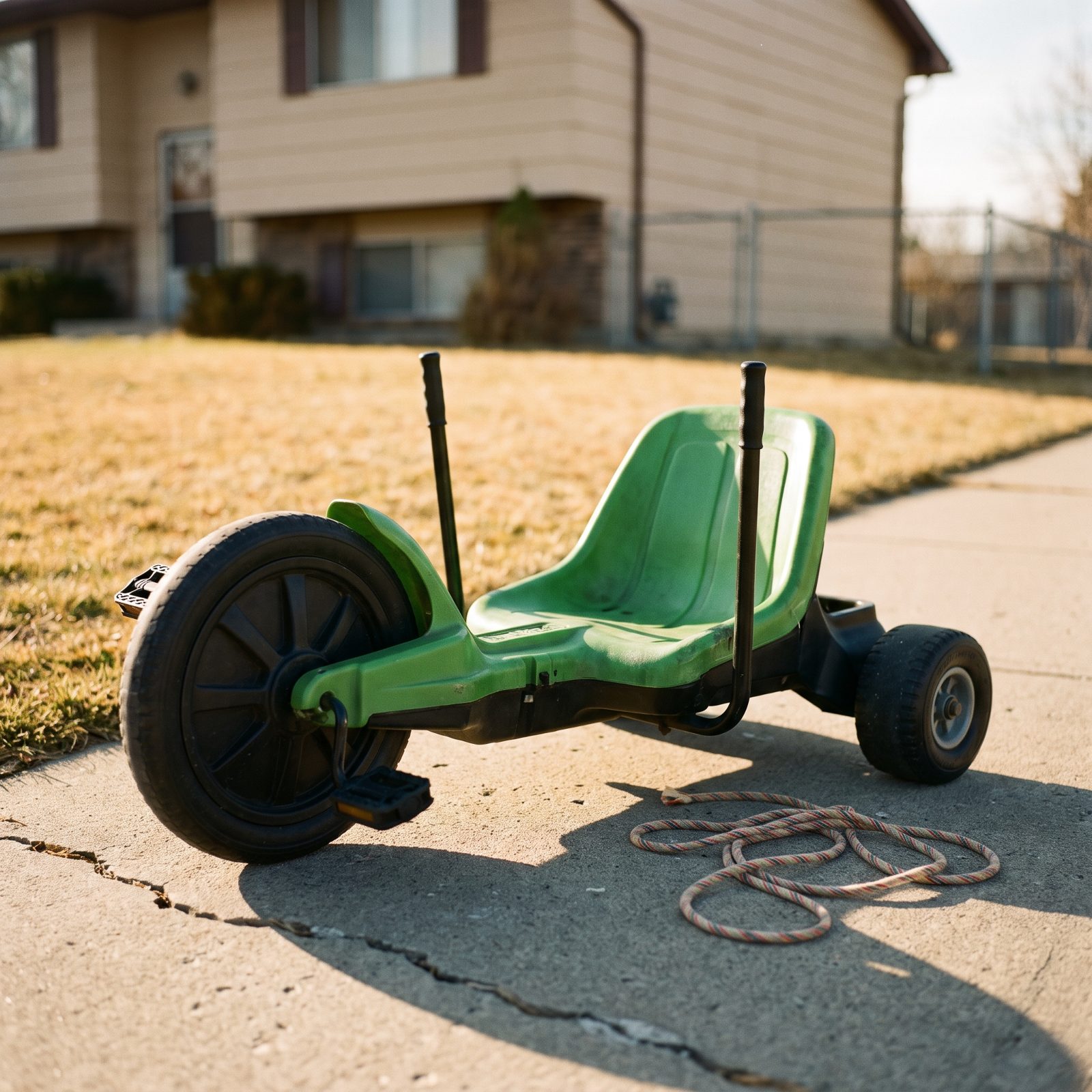 Green Machine Trikes Steered by Twin Rear Levers