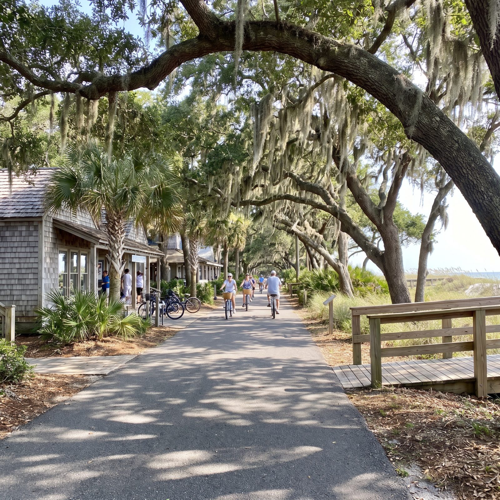 Hilton Head Island, South Carolina, Beach Paths That Double as Errand Routes