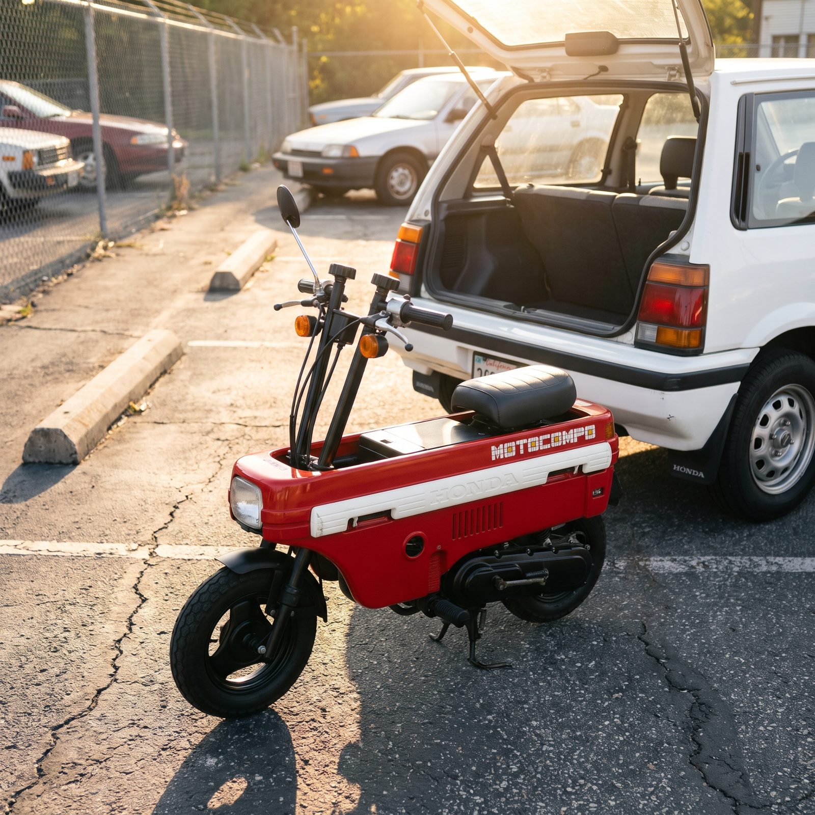 Honda Motocompo: The Scooter Built to Fit in a Car Trunk