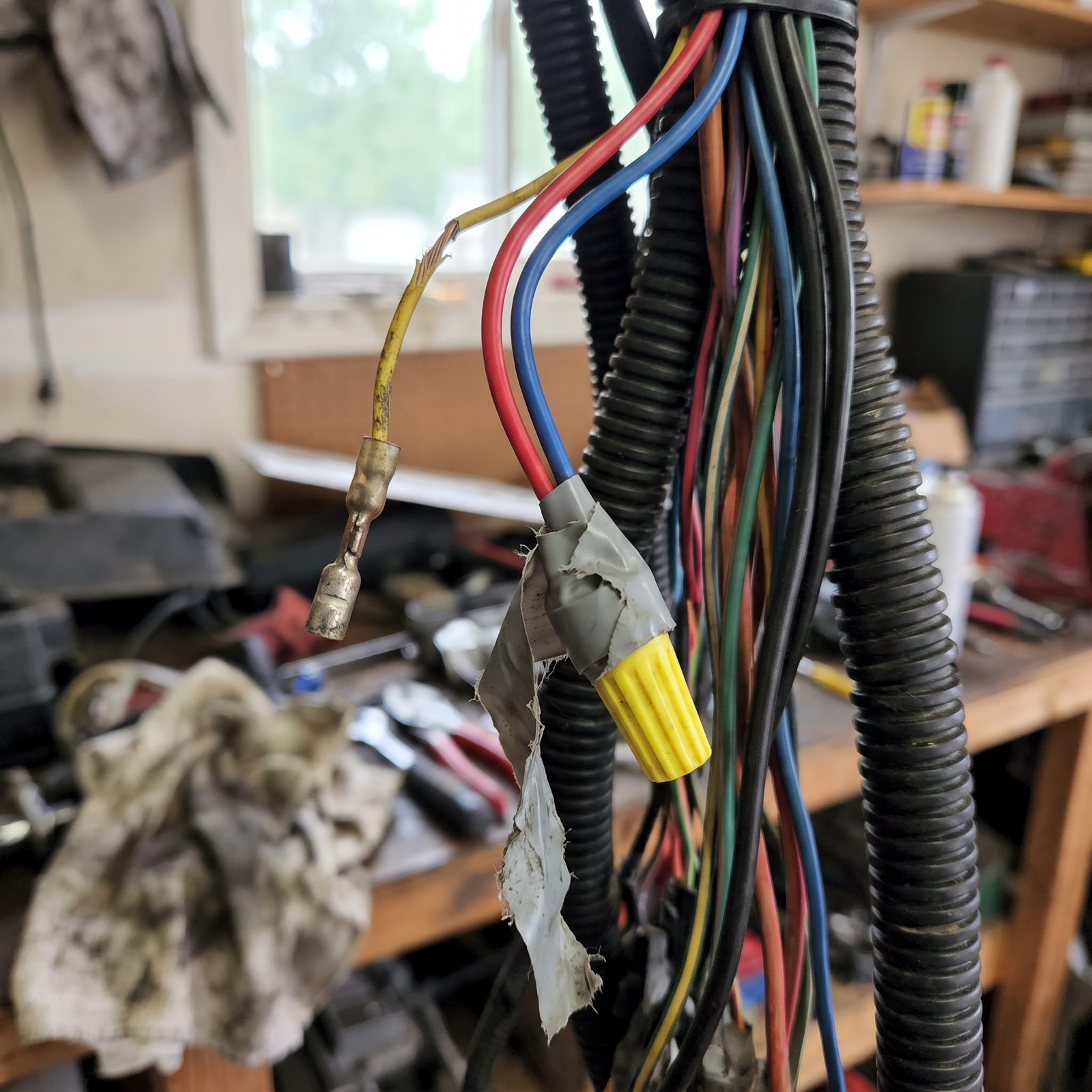 Household Wire Nuts in the Harness: Twist Connectors and Bad Crimps That Flag an Improvised Repair