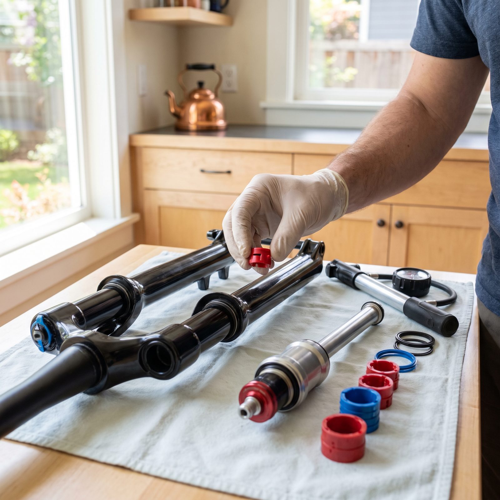 Internally Shorten an Overlong Suspension Fork