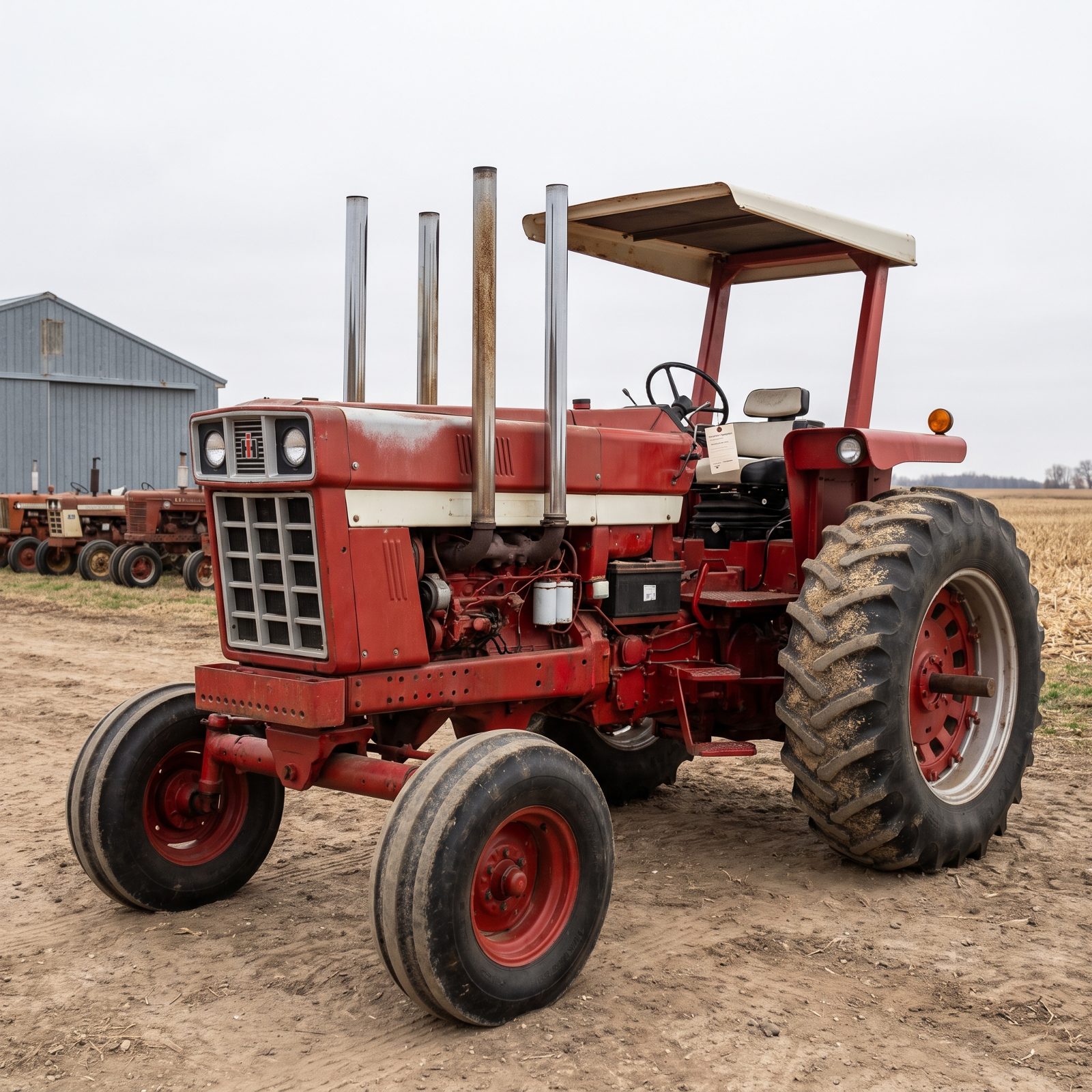International Harvester 1468, The V8 Muscle Tractor With Four Stacks