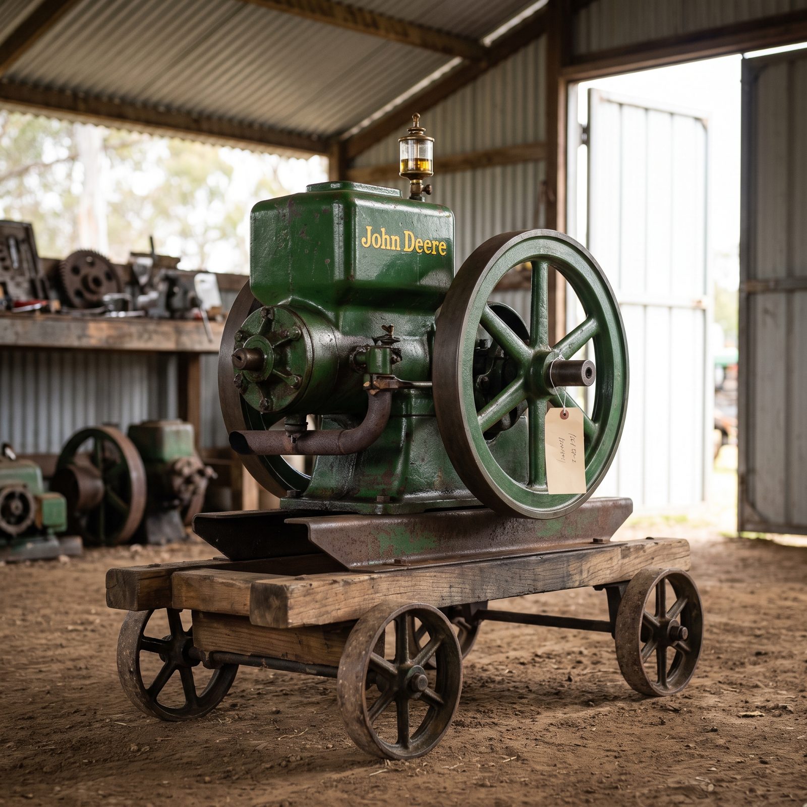 John Deere Model E Stationary Engine: The Green Hit-and-Miss That Ran the Farm