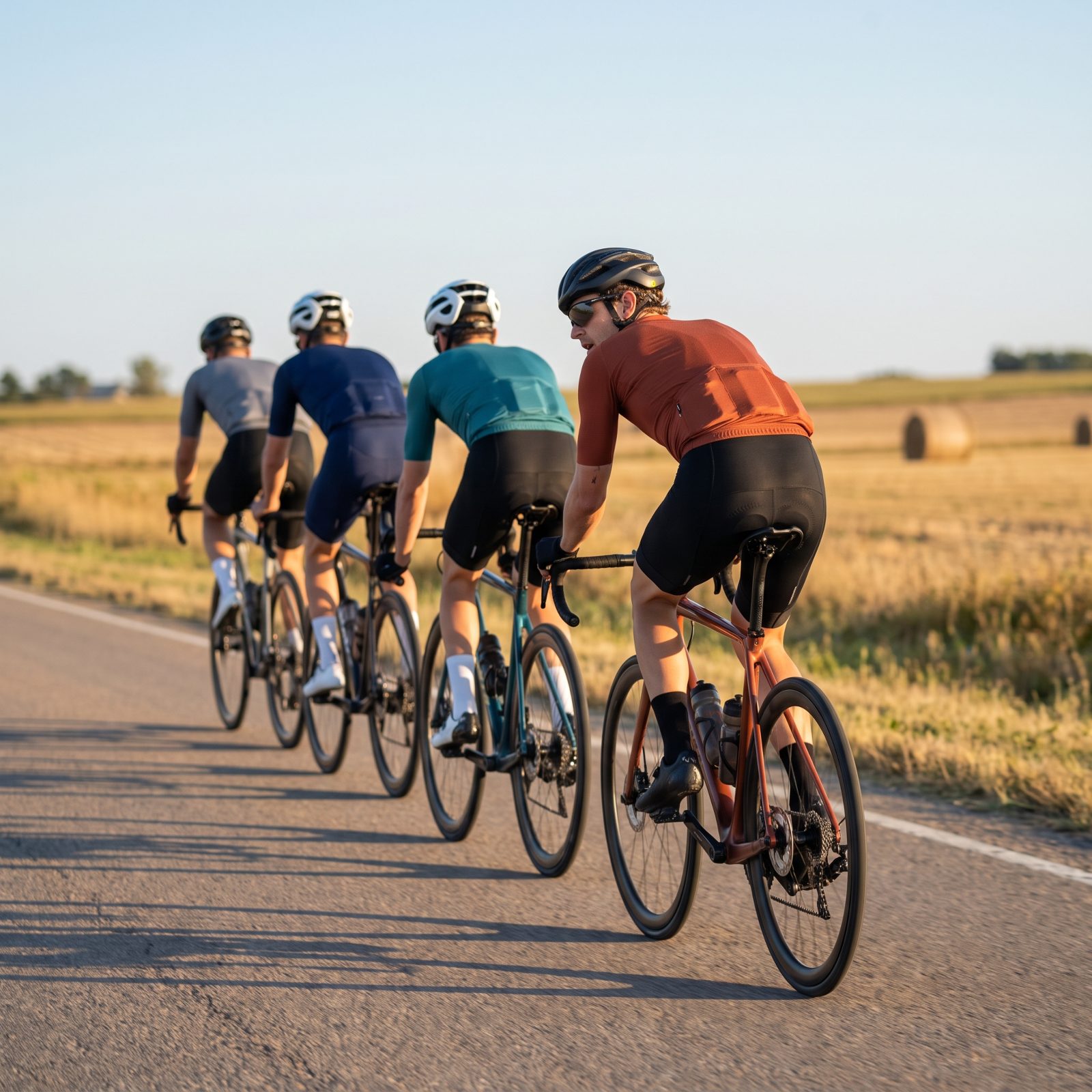 Leave the Paceline Front Before Speed Starts Fading