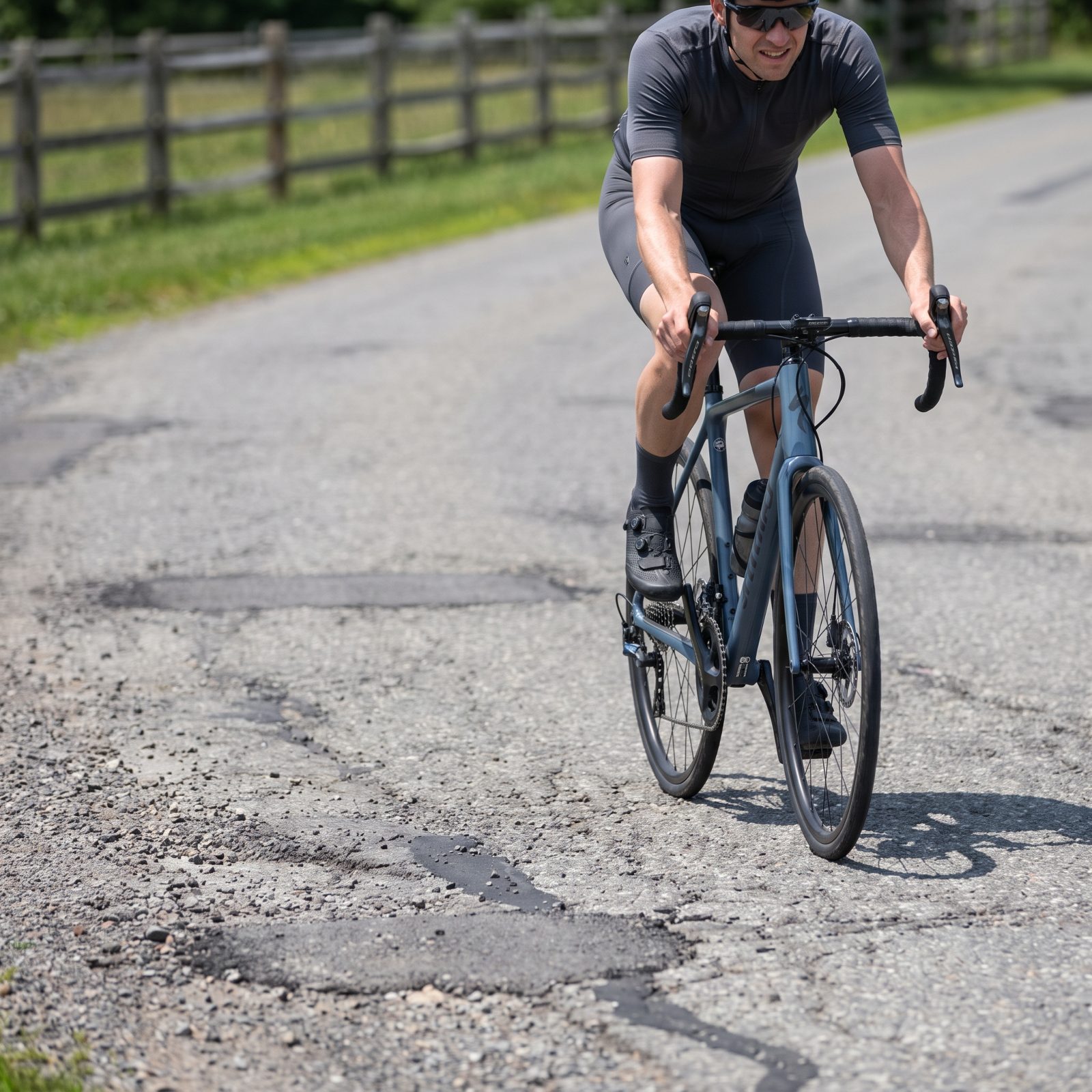 Locking the Elbows Over Rough Pavement