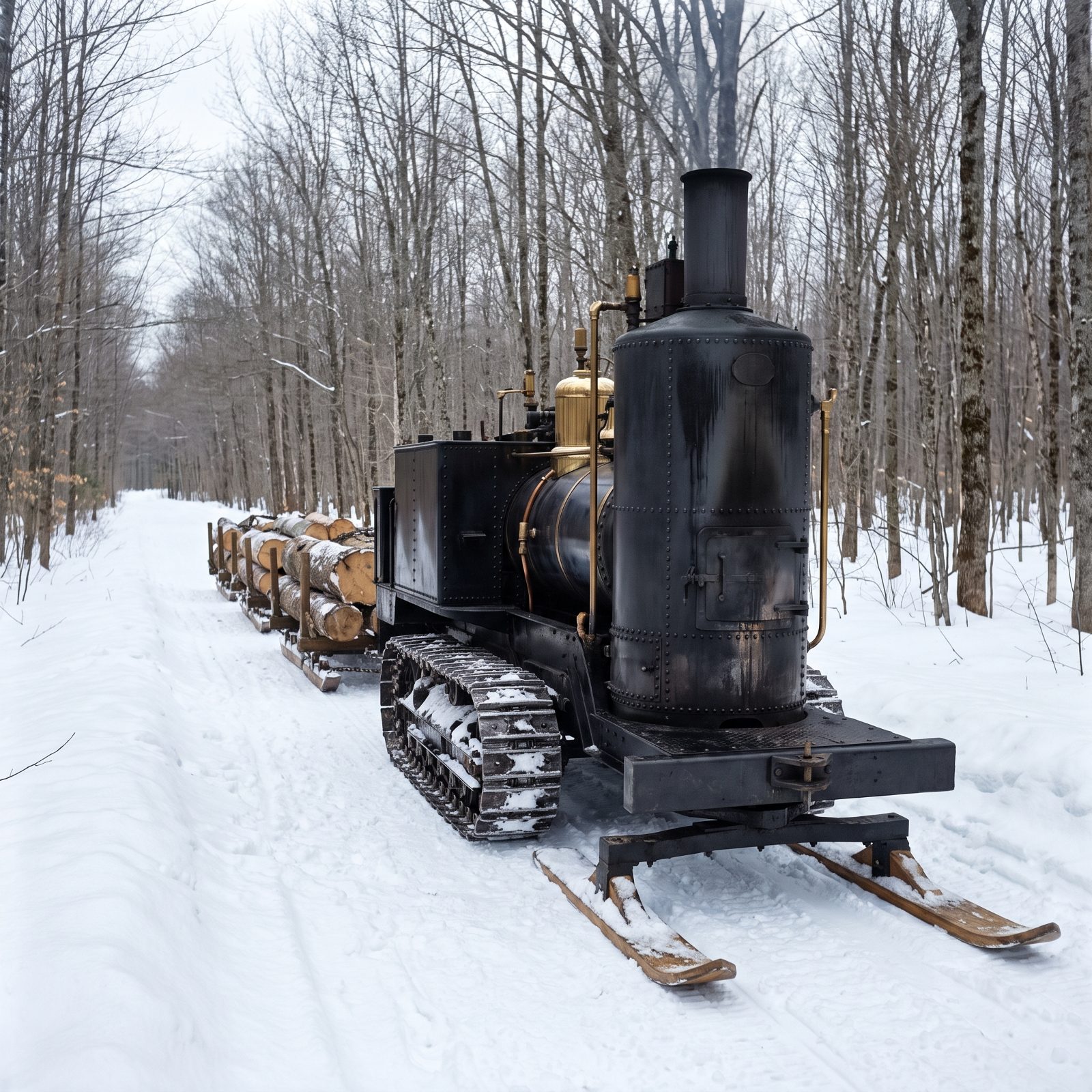 The Lombard Steam Log Hauler Introduced a Practical Tracked Vehicle