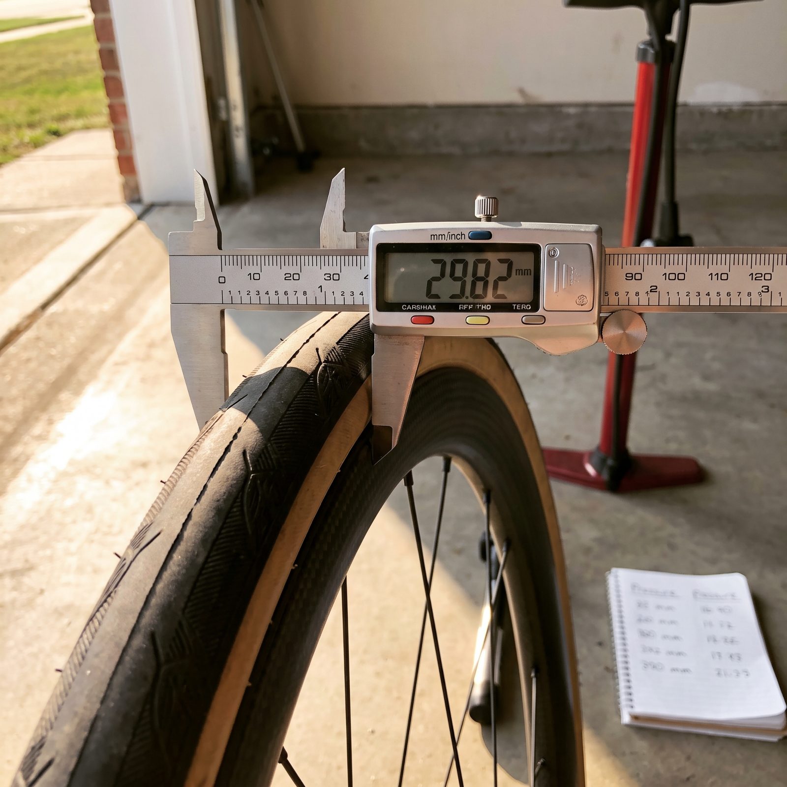 Measure the Tire's Installed Width Before Choosing Pressure