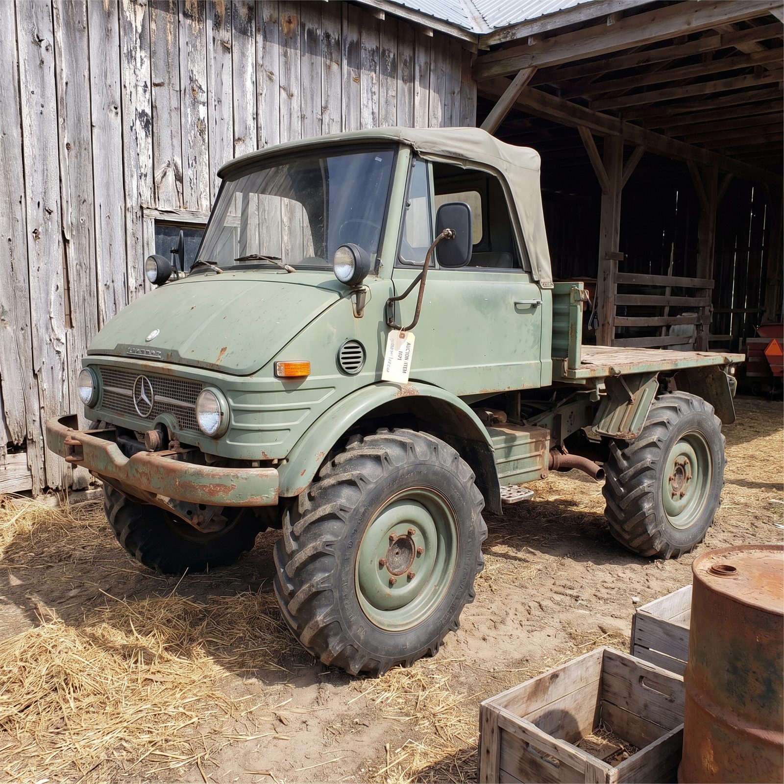 Mercedes-Benz Unimog 406 Agricultural, Portal Axles Where You Least Expect Them