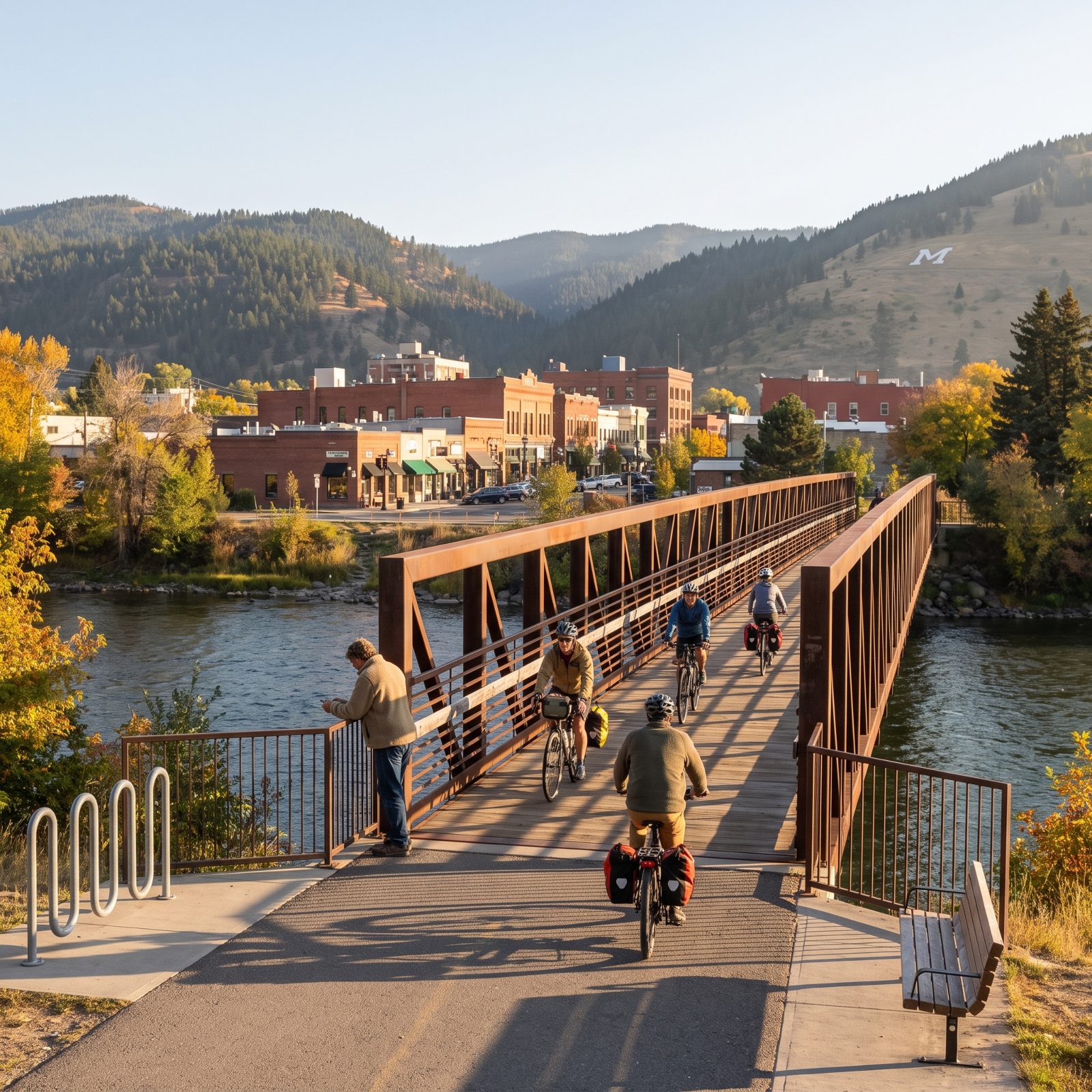 Missoula, Montana, River Trails and Bike Bridges That Stitch a City Together