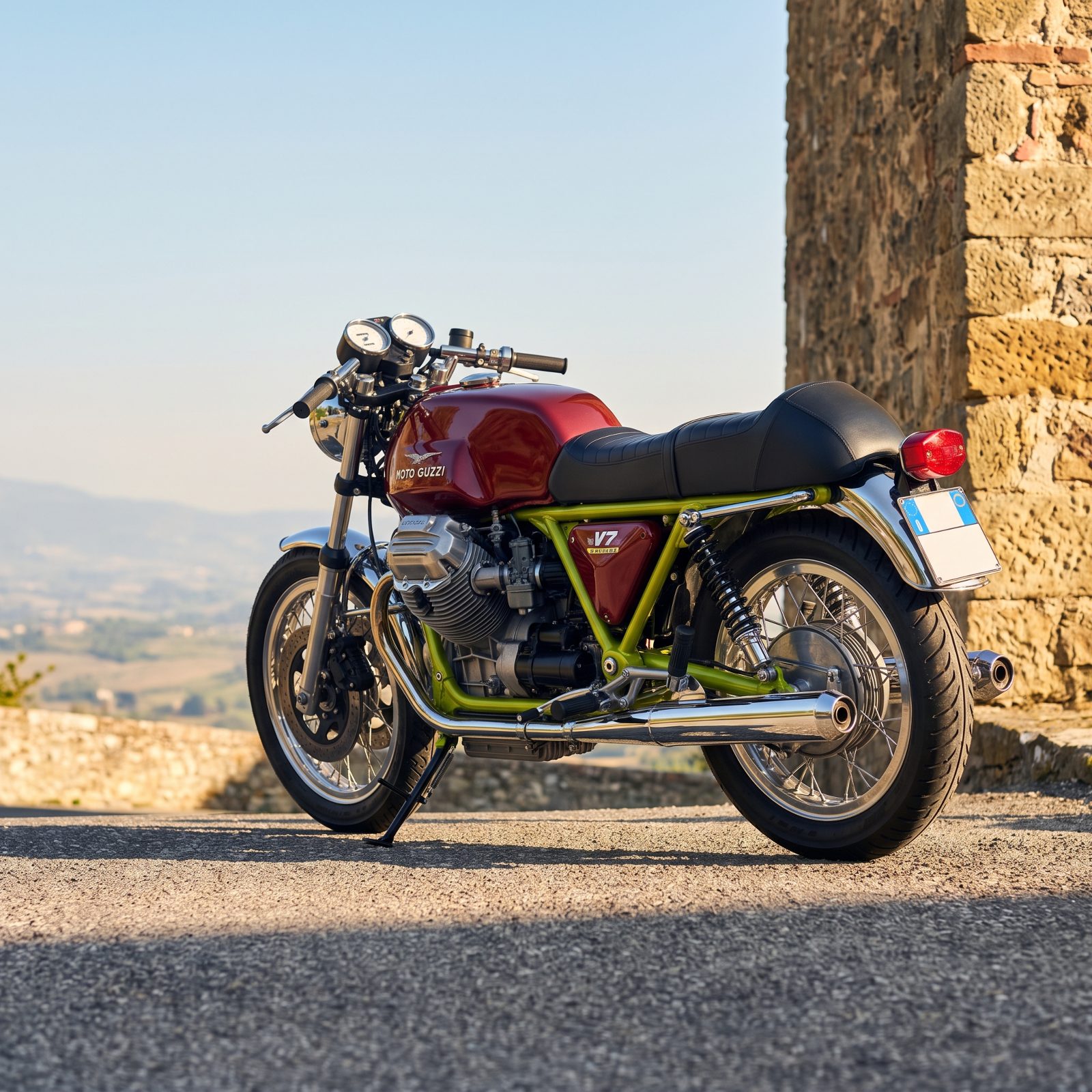 Moto Guzzi V7 Sport: The Green Frame Italian Thoroughbred