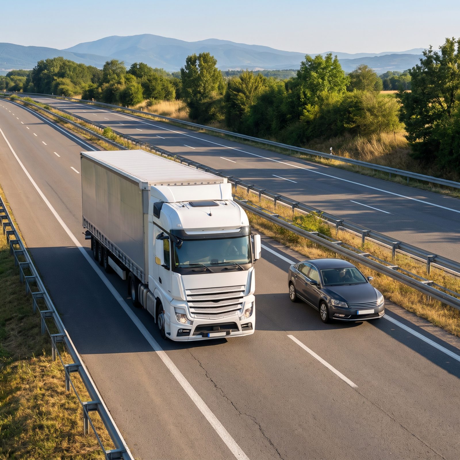 Never Brake-Check a Truck, Even After a Disagreement